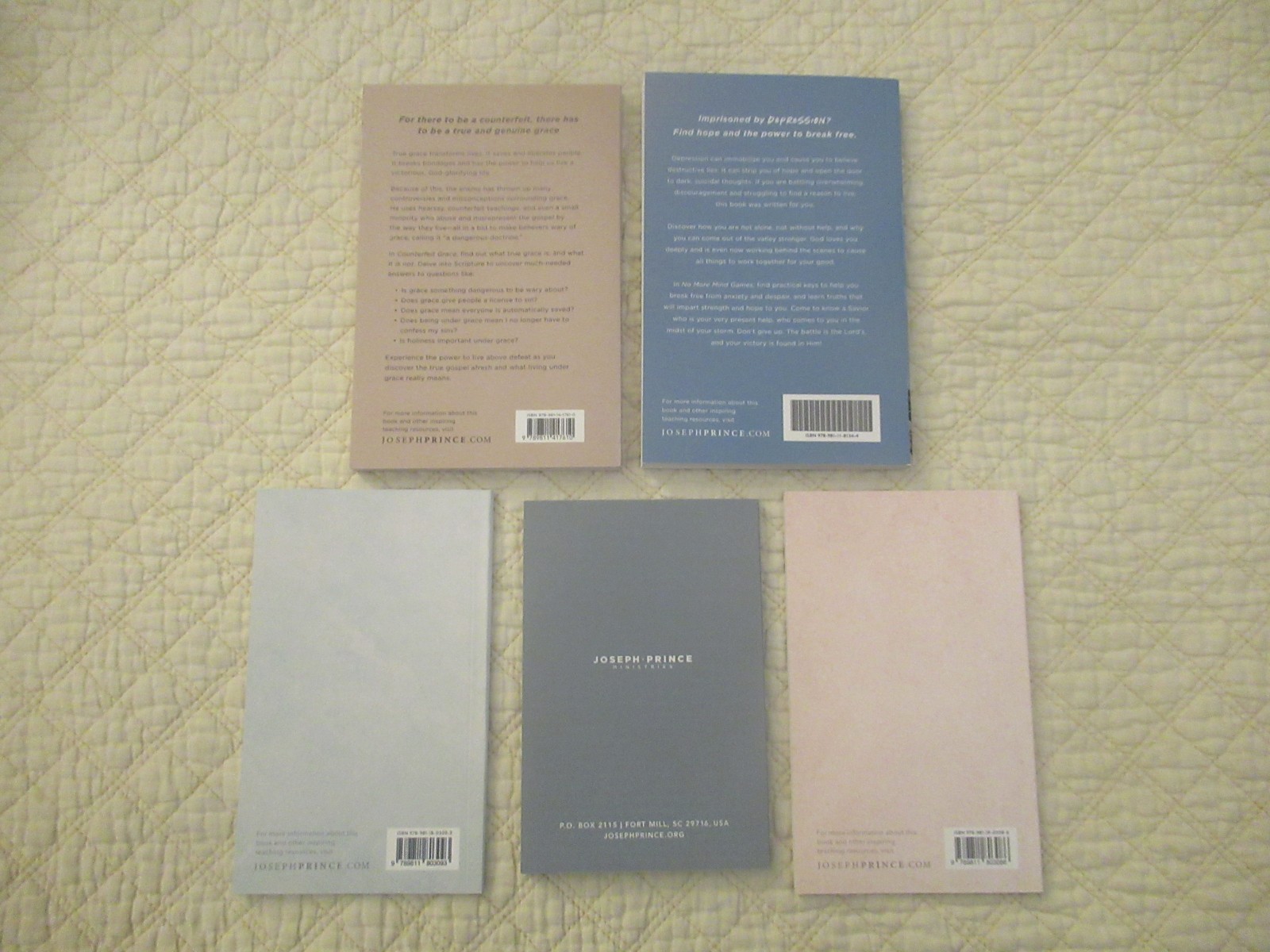 Joseph Prince 5-Minibook Set (3 Books & 2 Sermon Notes) (Paperback)