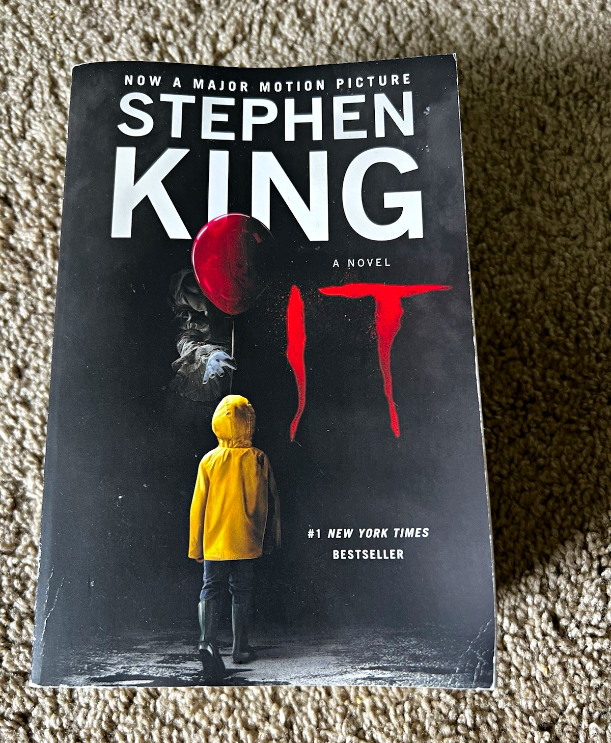 Stephen King It: A Novel PB Scribner 2017 Film/TV Adaptation Horror