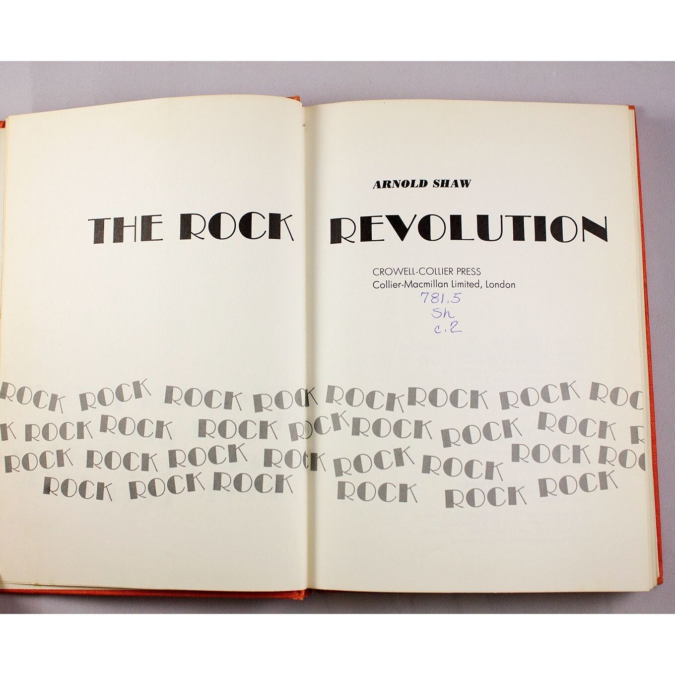 The Rock Revolution: What’s Happening In Today’s Music By Arnold Shaw 1970 HC