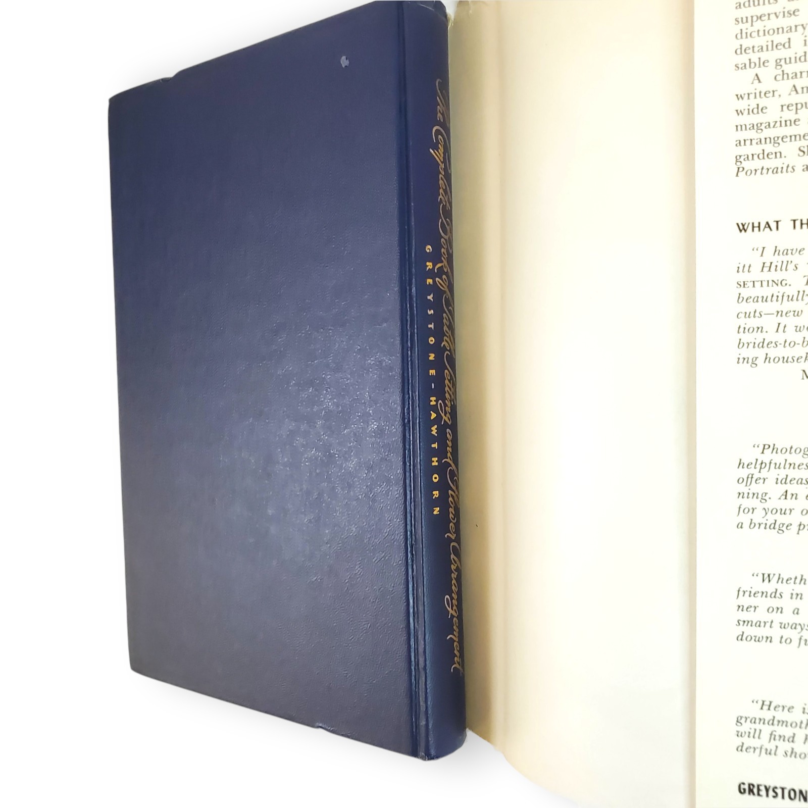 The Complete Book of Table Setting Flower Arranging 1957 MCM Etiquette Hostess
