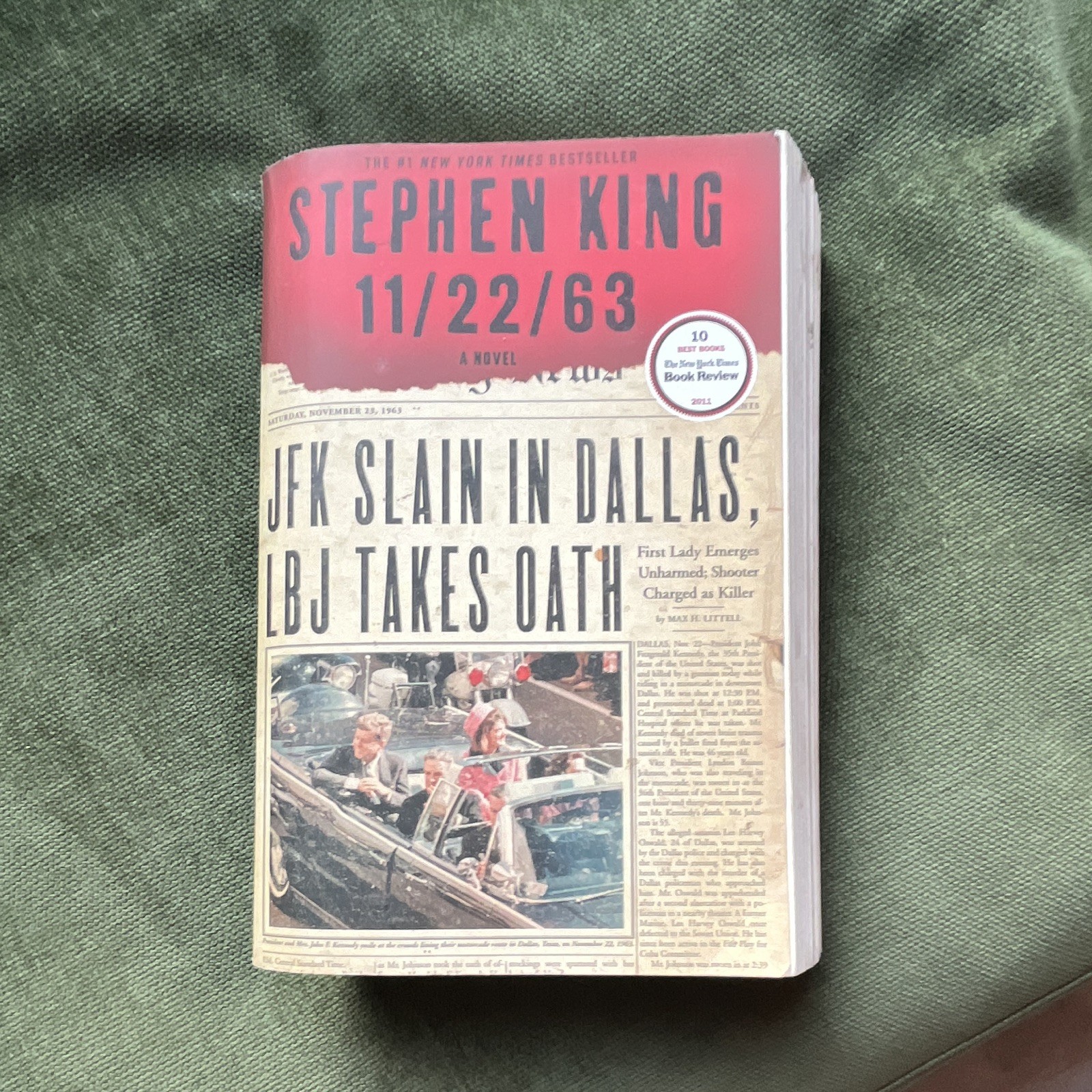 Stephen King 11/22/63: A Novel Time Travel Fiction Stephen King
