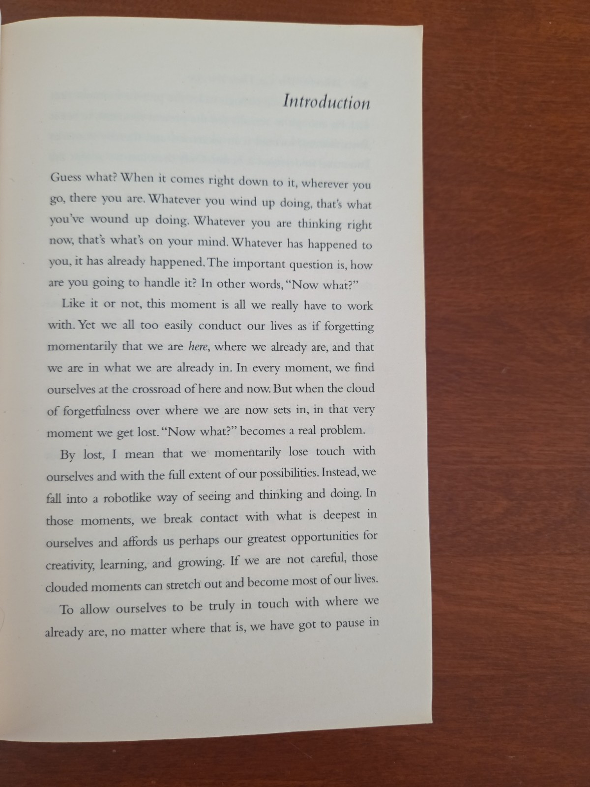 Wherever You Go, There You Are by Jon Kabat-Zinn – Paperback