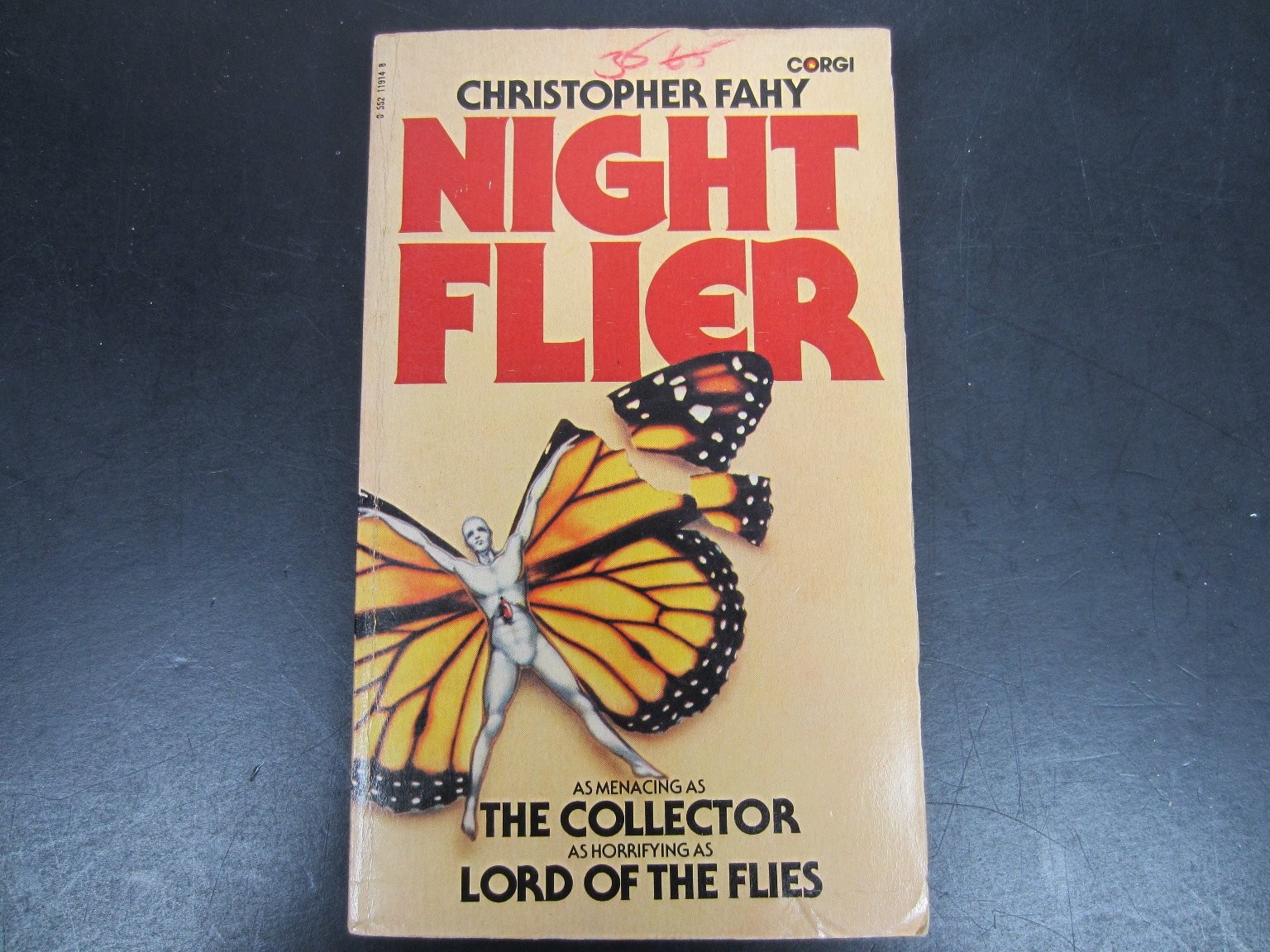 Night Flier Christopher Fahy 1982 Horror Thriller Corgi Books PB Paperback