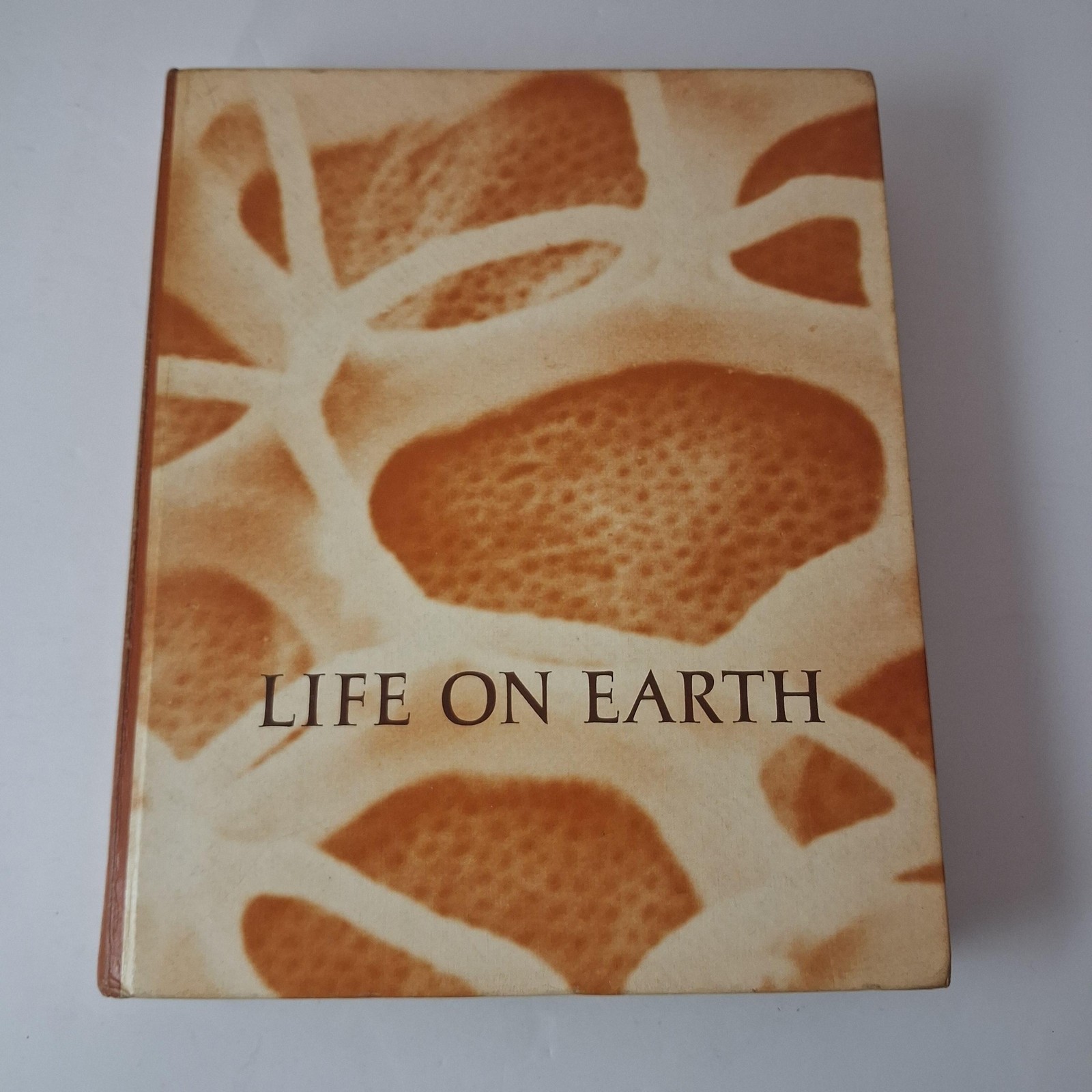 Vintage Life On Earth Wilson Sinauer Orange Hardcover Illustrated 1978 USA