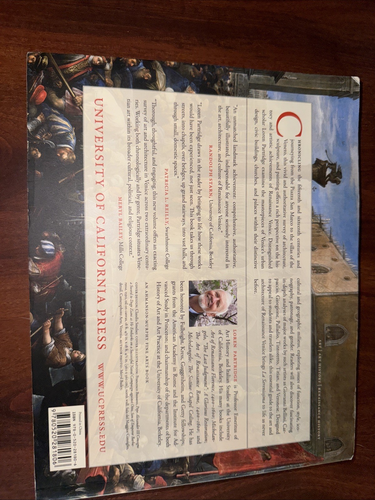 Art of Renaissance Venice, 1400-1600 by Loren Partridge (2015, Trade Paperback)