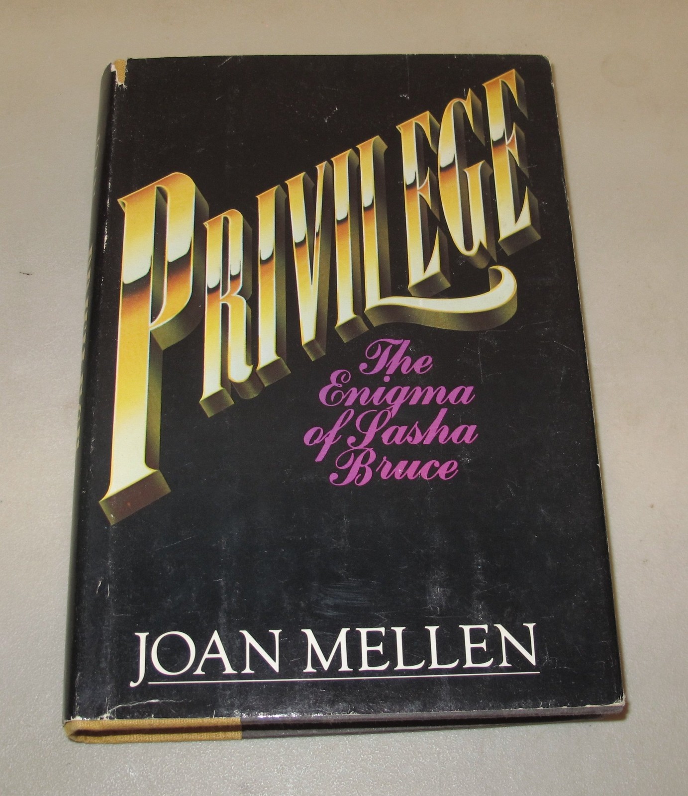 Privilege: The enigma of Sasha Bruce Joan Mellen hardcover Acceptable