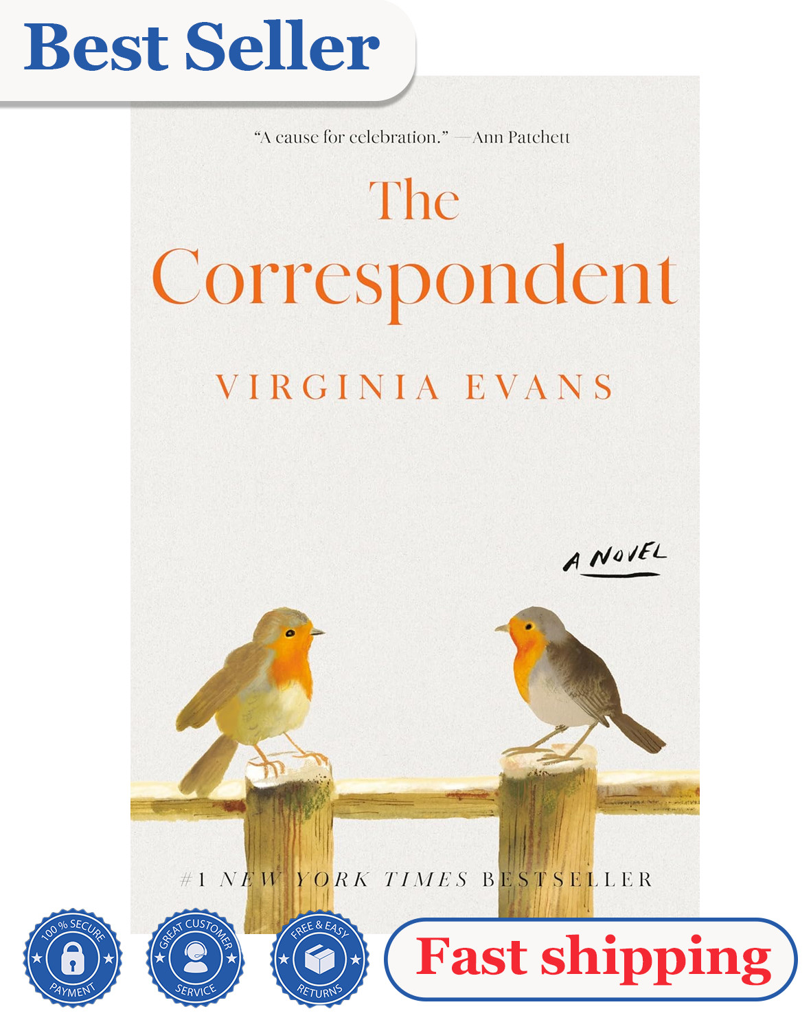 Correspondent : A Novel by Virginia Evans (2025, Hardcover)