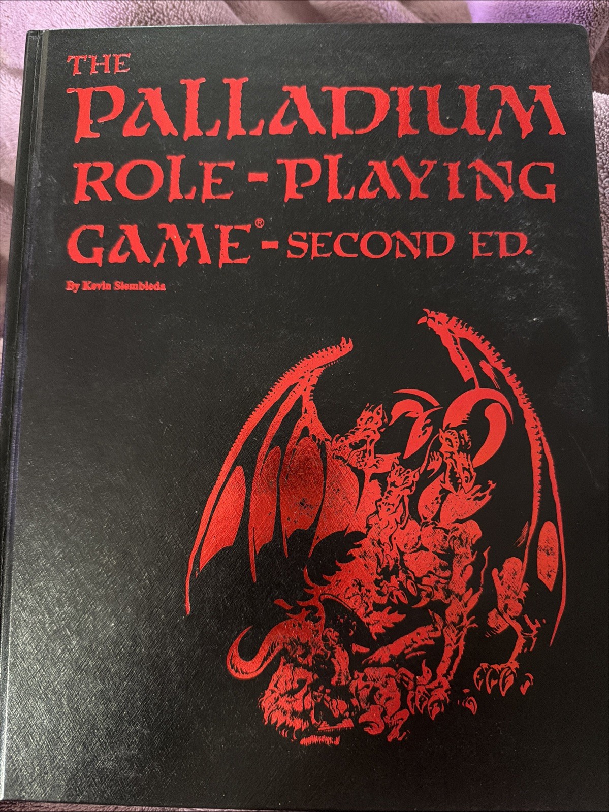 The Palladium Role-Playing Game Player’s Guide Kevin Siembieda Revised Signed