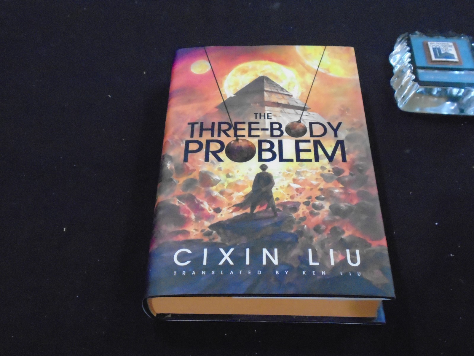 Author Stamped Cixin Liu The Three Body Problem Deluxe Ed (Note on Stamp/Chop)