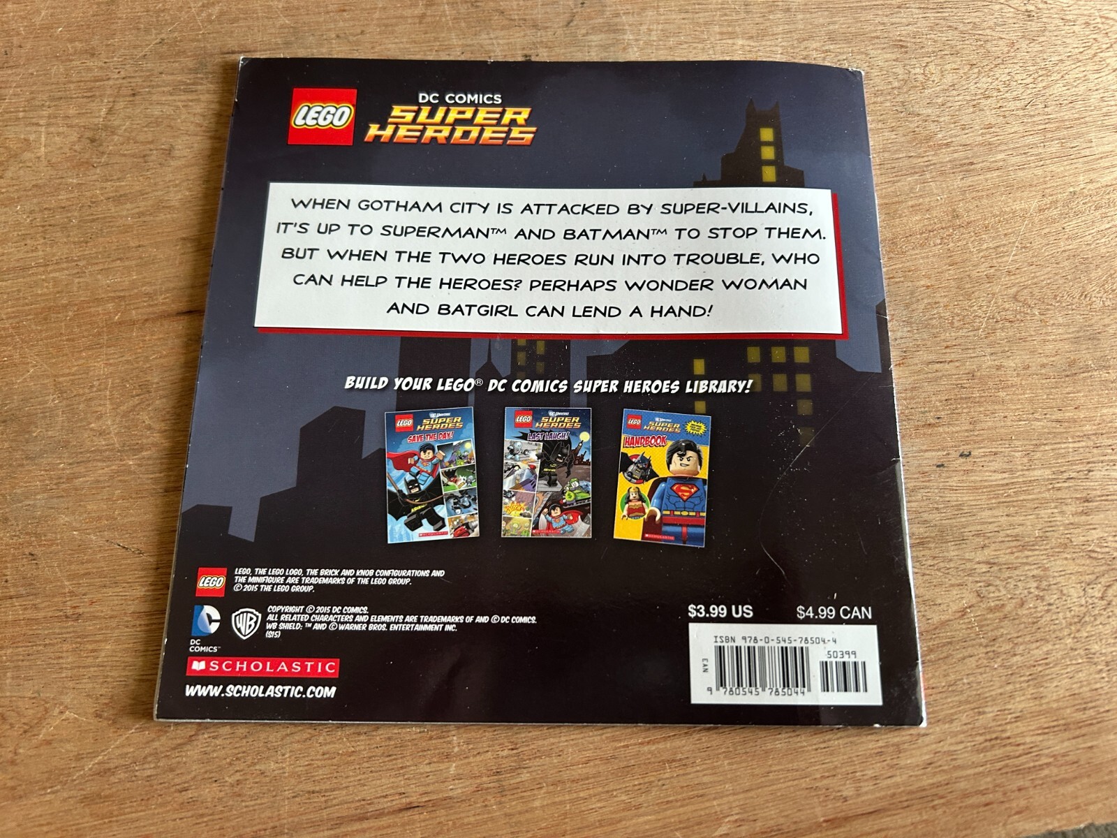 Lego Children’s Book Lot Star Wars DC Superheroes Knights City Movie 7 Total
