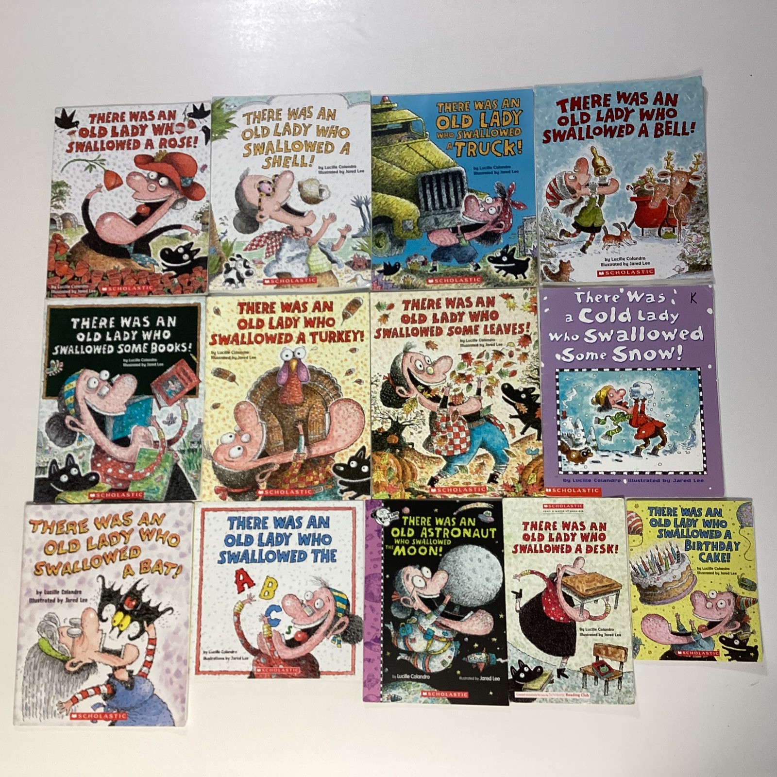 Lucille Colandro Old Lady Preschool Kindergarten 1st Grade Picture 13 Book Lot
