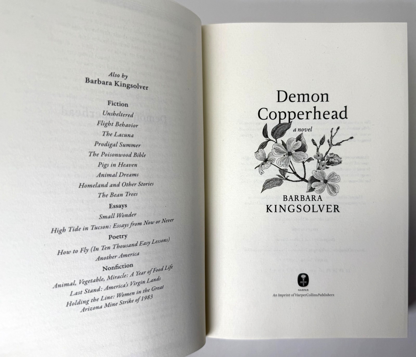 Demon Copperhead, Barbara Kingsolver 2022 Rare Indie Bookstore 1st ed 1st print