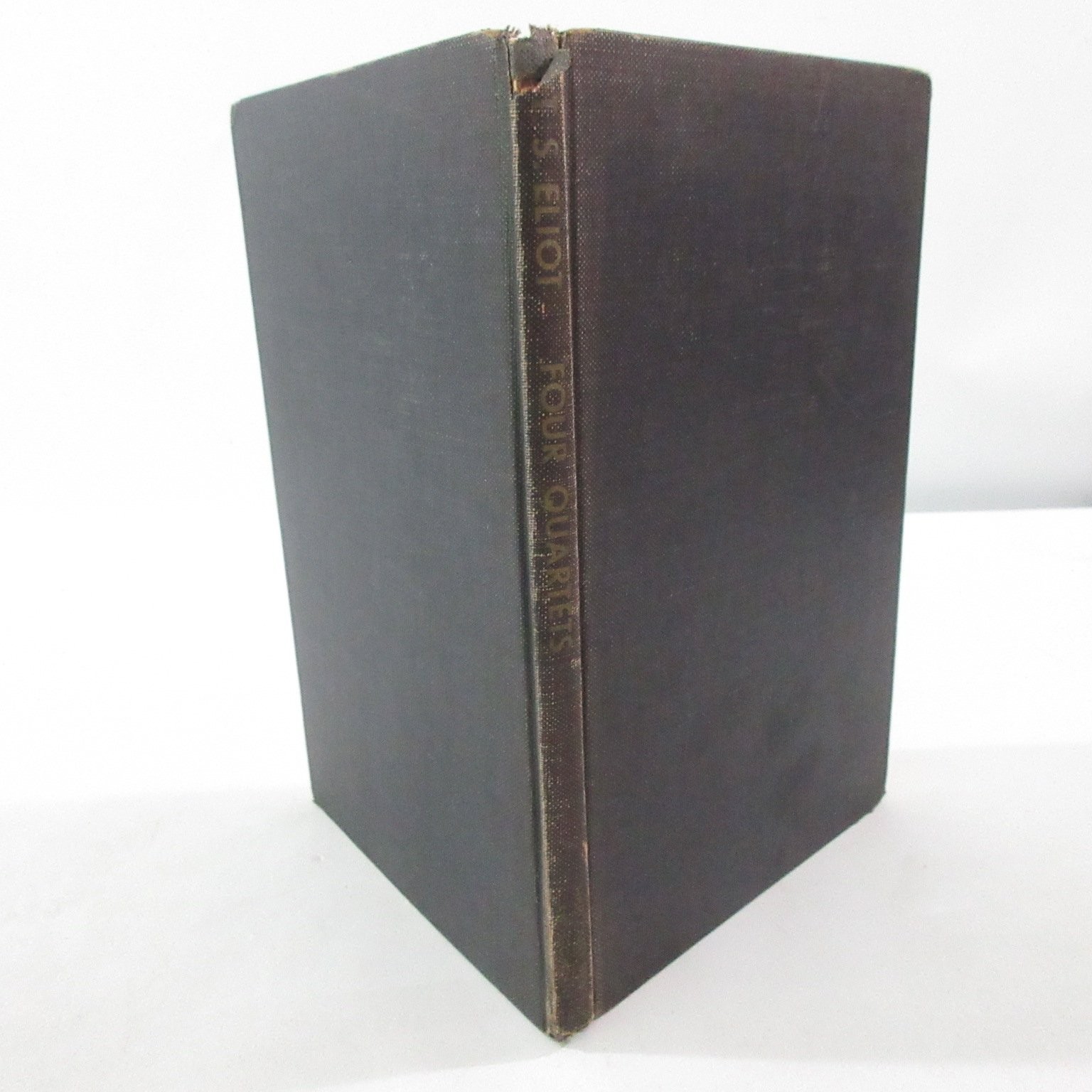 Four Quartets T. S. Eliot 1943 Poetry Harcourt Brace & Co 4th Printing