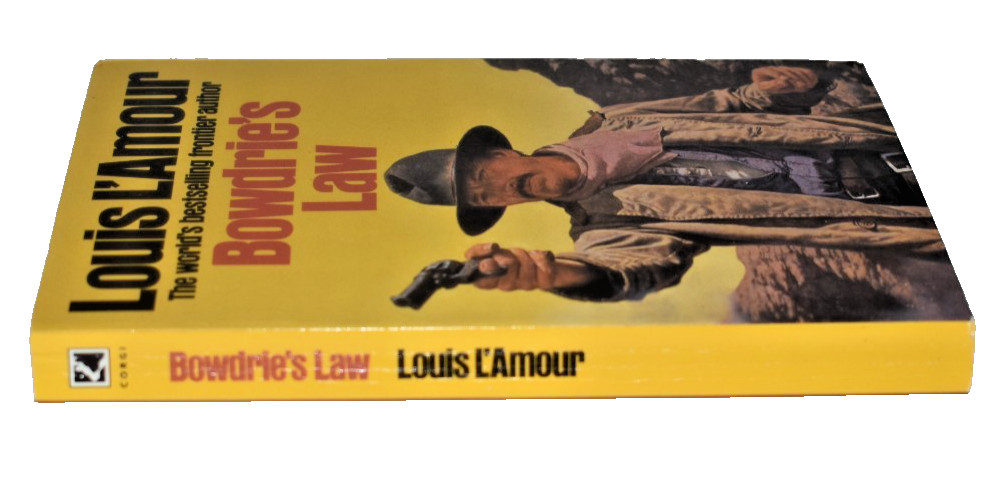 Louis Lamour Western Bowdrie’s Law 1985 PB Corgi 1st UK British Edition