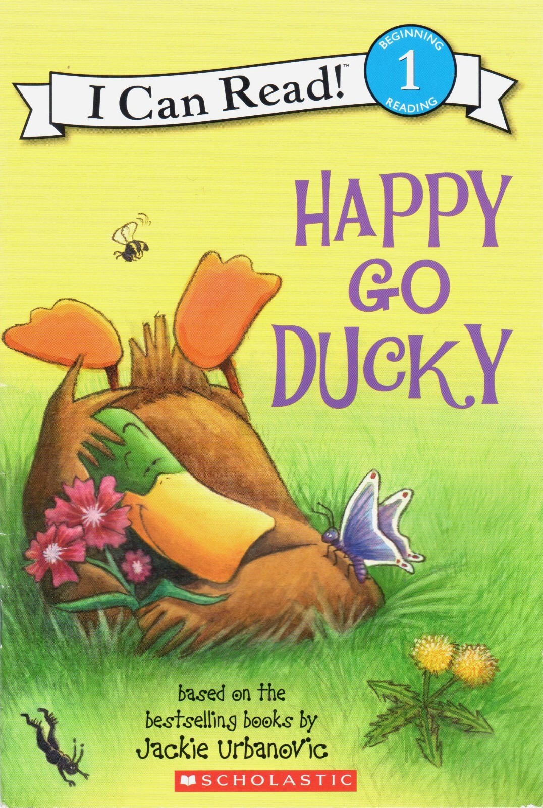” Ducks in a Row”-” Happy Go Ducky” -“Duck Duck Dinosaur” 3 I Can Read books Lot