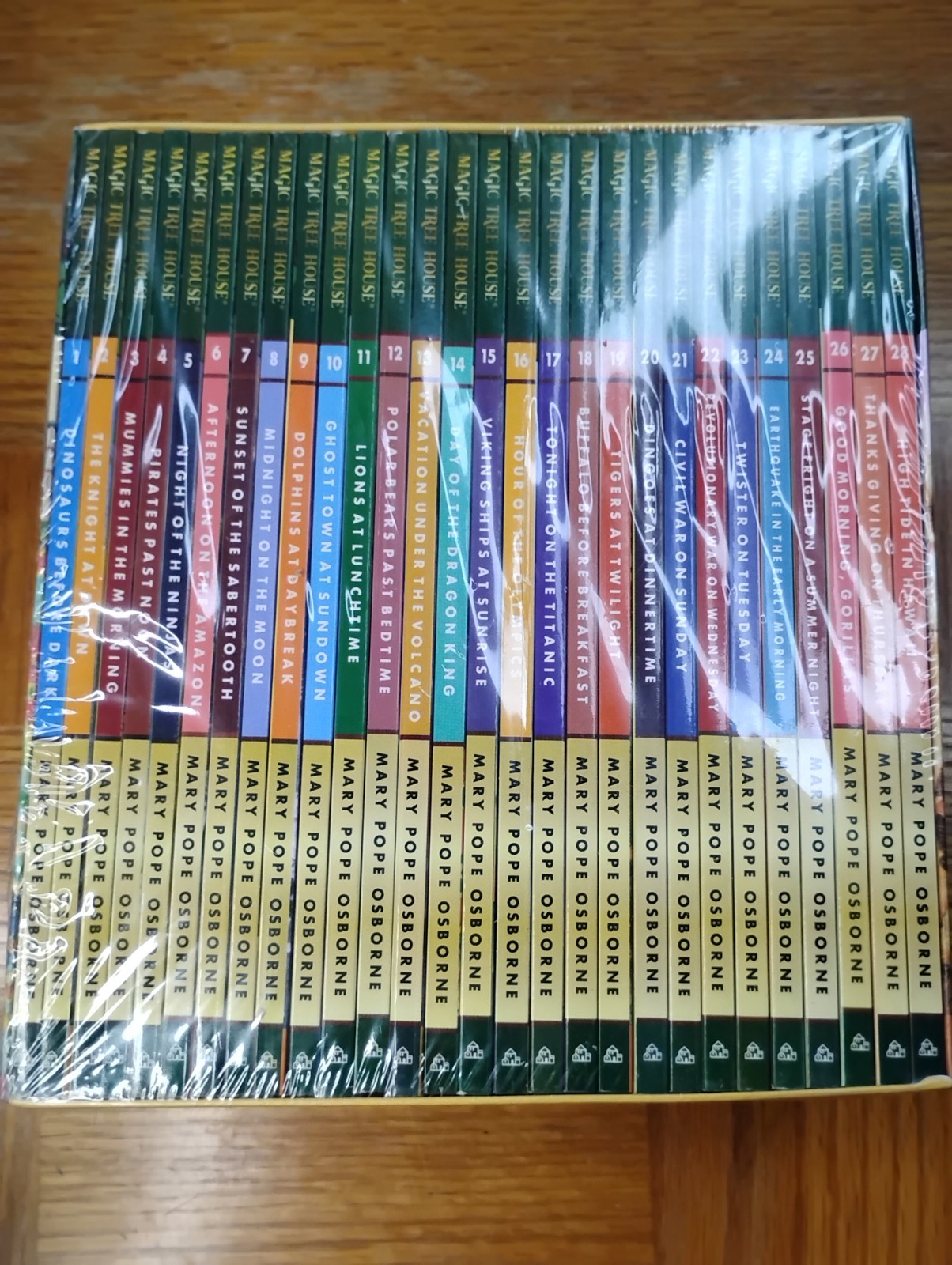 Magic Tree House Books 1-28 Boxed Set by Mary Pope Osborne New Sealed Box