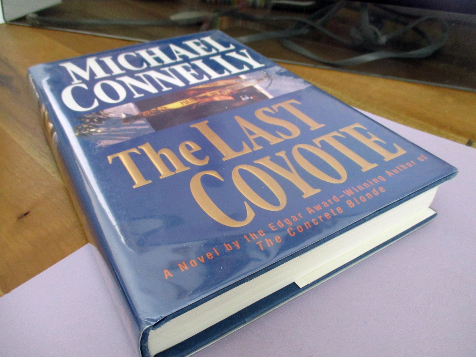 “The Last Coyote” Michael Connelly 1st Ed fulll # line 1995, 383p, Clear Mylar