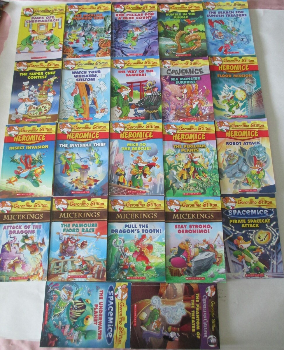 Geronimo Thea Stilton Cavemice Heromice etc your choice $2.99 flat Shipping