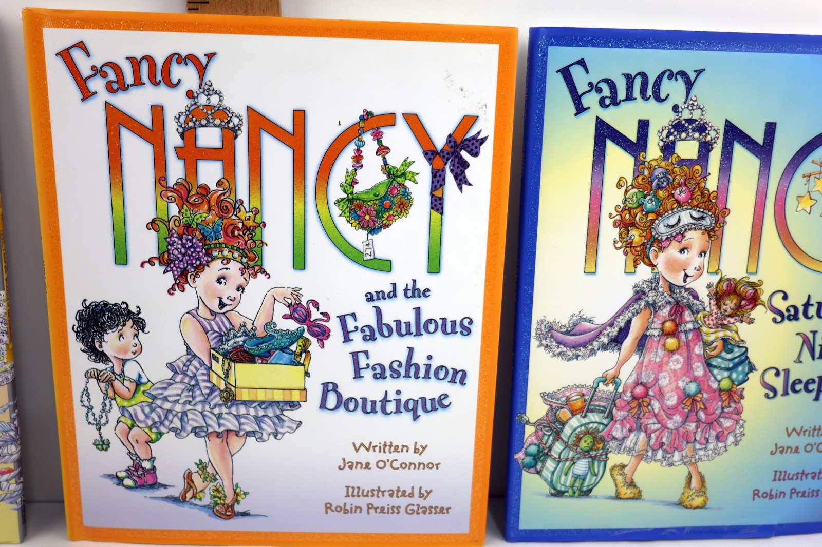 Lot of 5 Fancy Nancy Hardcover Books 3 w/DJs by Jane O’Connor Posh Puppy & MORE