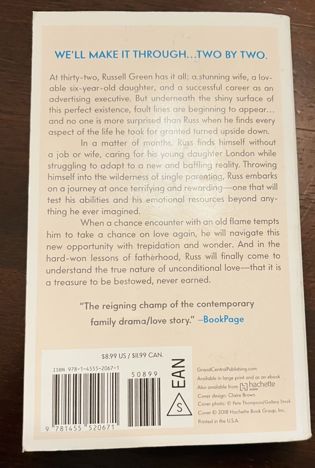 Two by Two by Nicholas Sparks (2018, Mass Market)