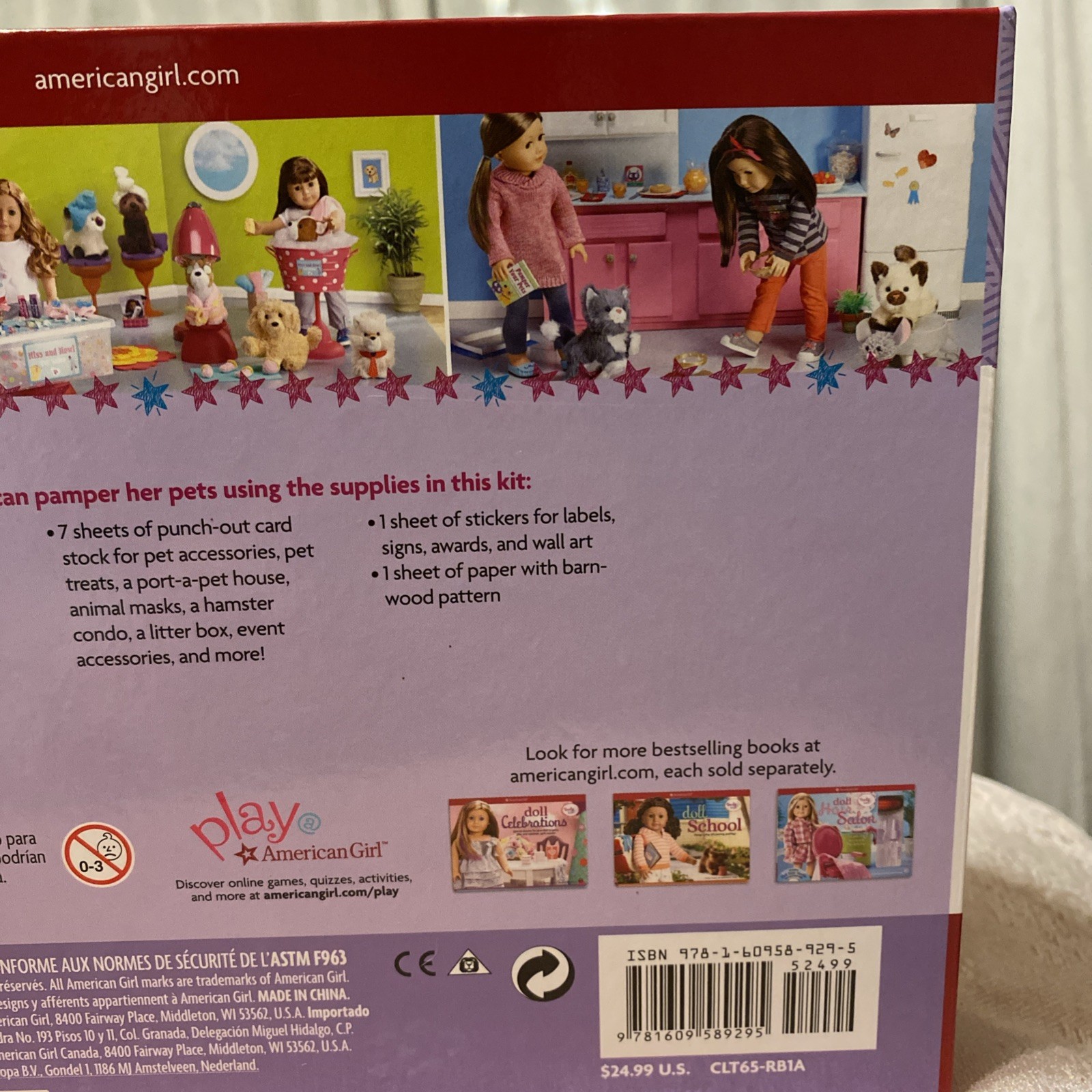 American Girl Doll Pets: Pawsatively Amazing Pet Adventure Book Craft Kit