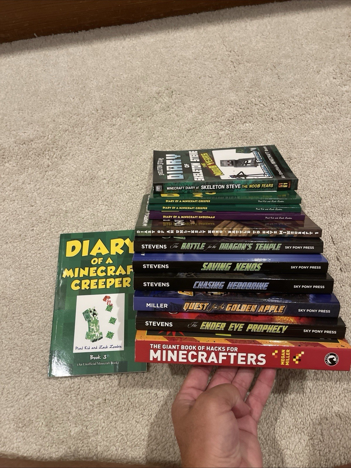 Minecraft Book Lot – LIke New Unread For Most