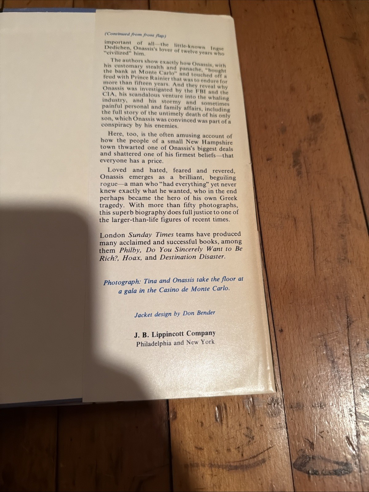 Aristotle Onassis by Mark Ottaway,Philip Jacobson,Lewis Chester HCDJ