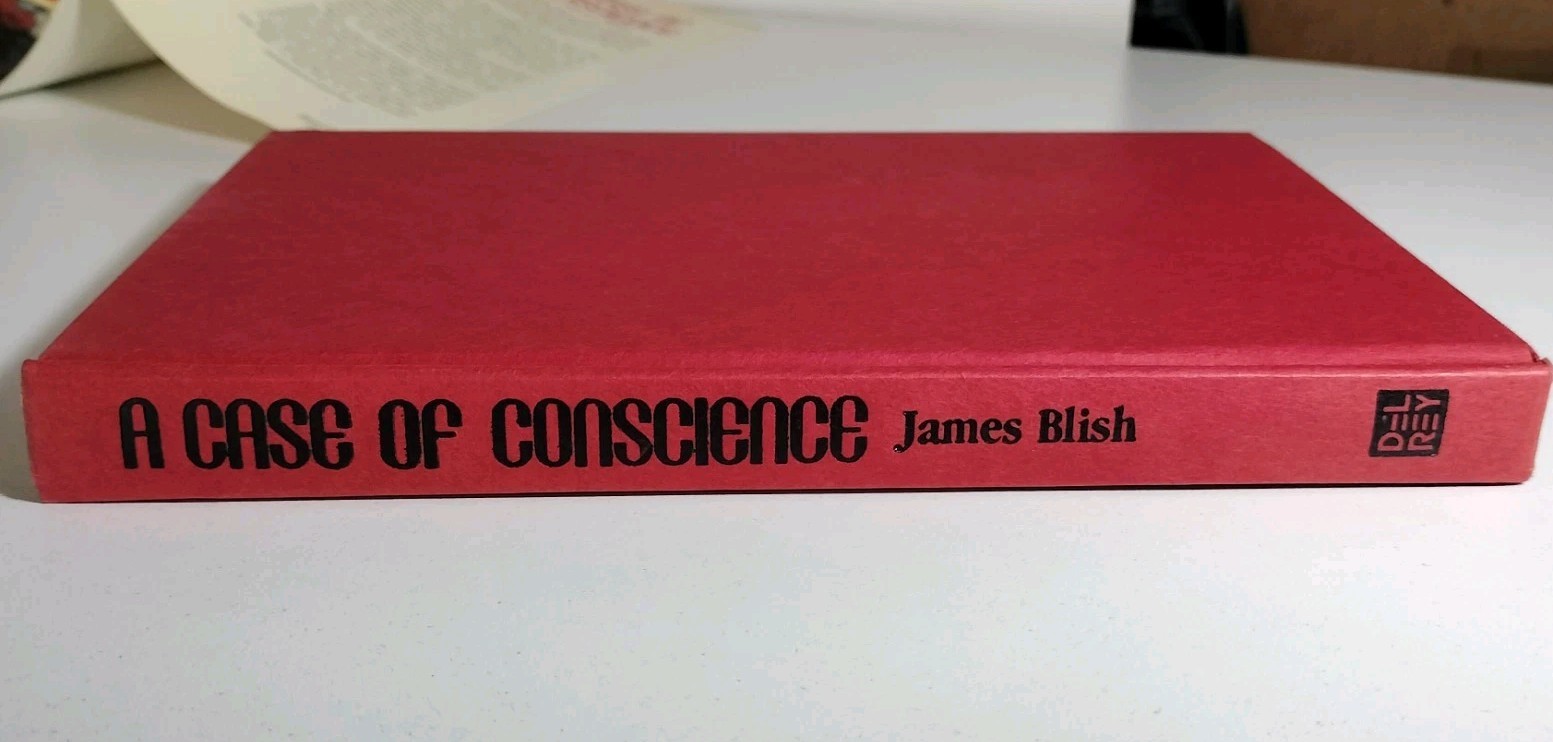 James Blish – A Case of Conscience (Del Rey, March 1982) BCE code R15 Hardcover