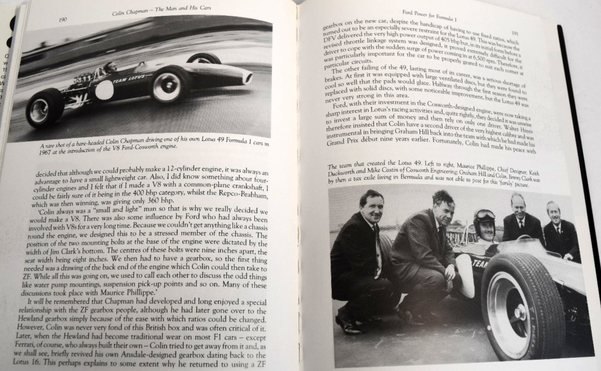 Colin Chapman: The Man and His Cars The Authorized Biography *VERY GOOD*