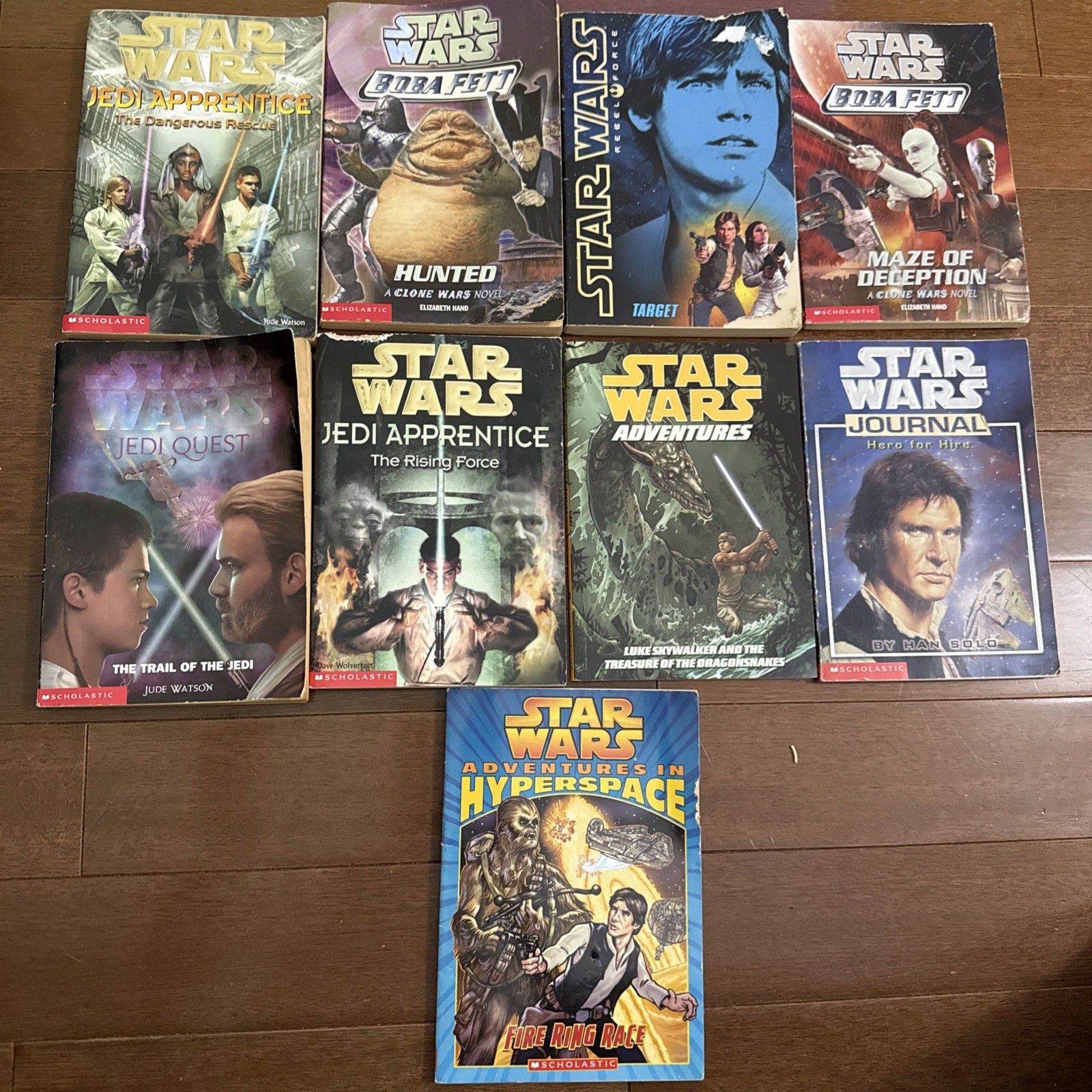 Star Wars Lot Of 9 Paperback Books Mixed Series All STAR WARS Varied Conditions