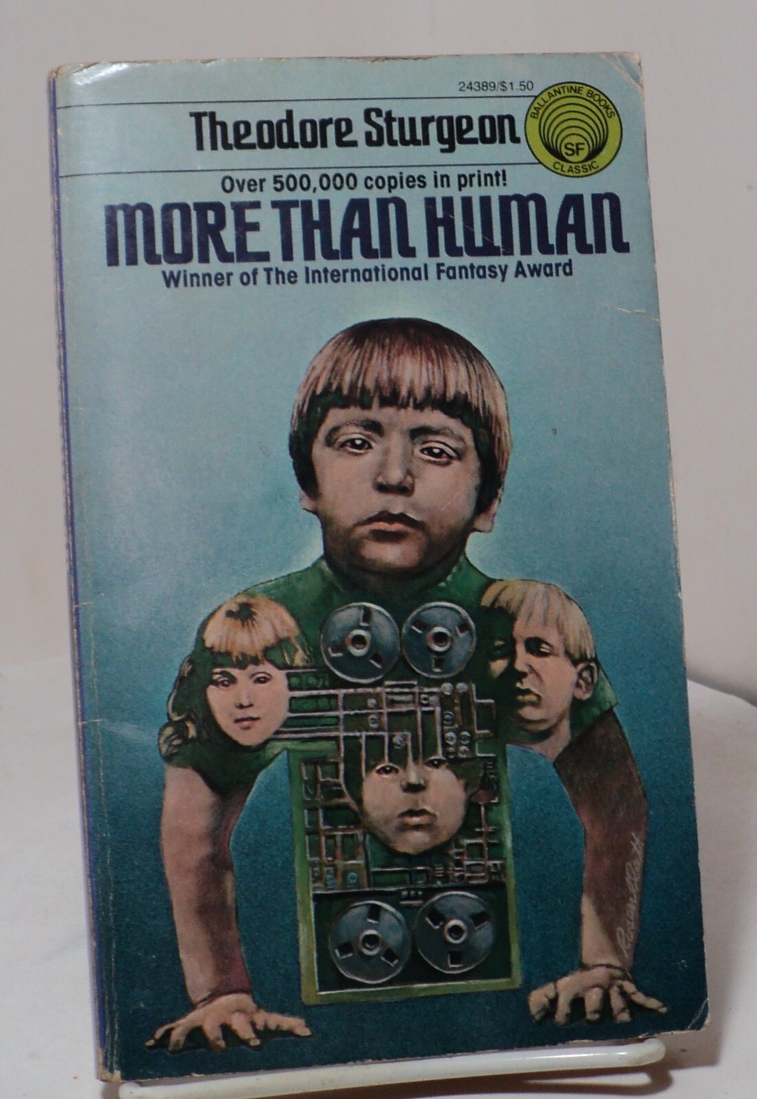 More Than Human by Theodore Sturgeon – Ballantine 14389 – 1975