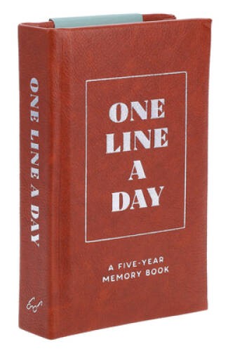 Vegan Leather One Line a Day: A Five-Year Memory Book – Diary – VERY GOOD