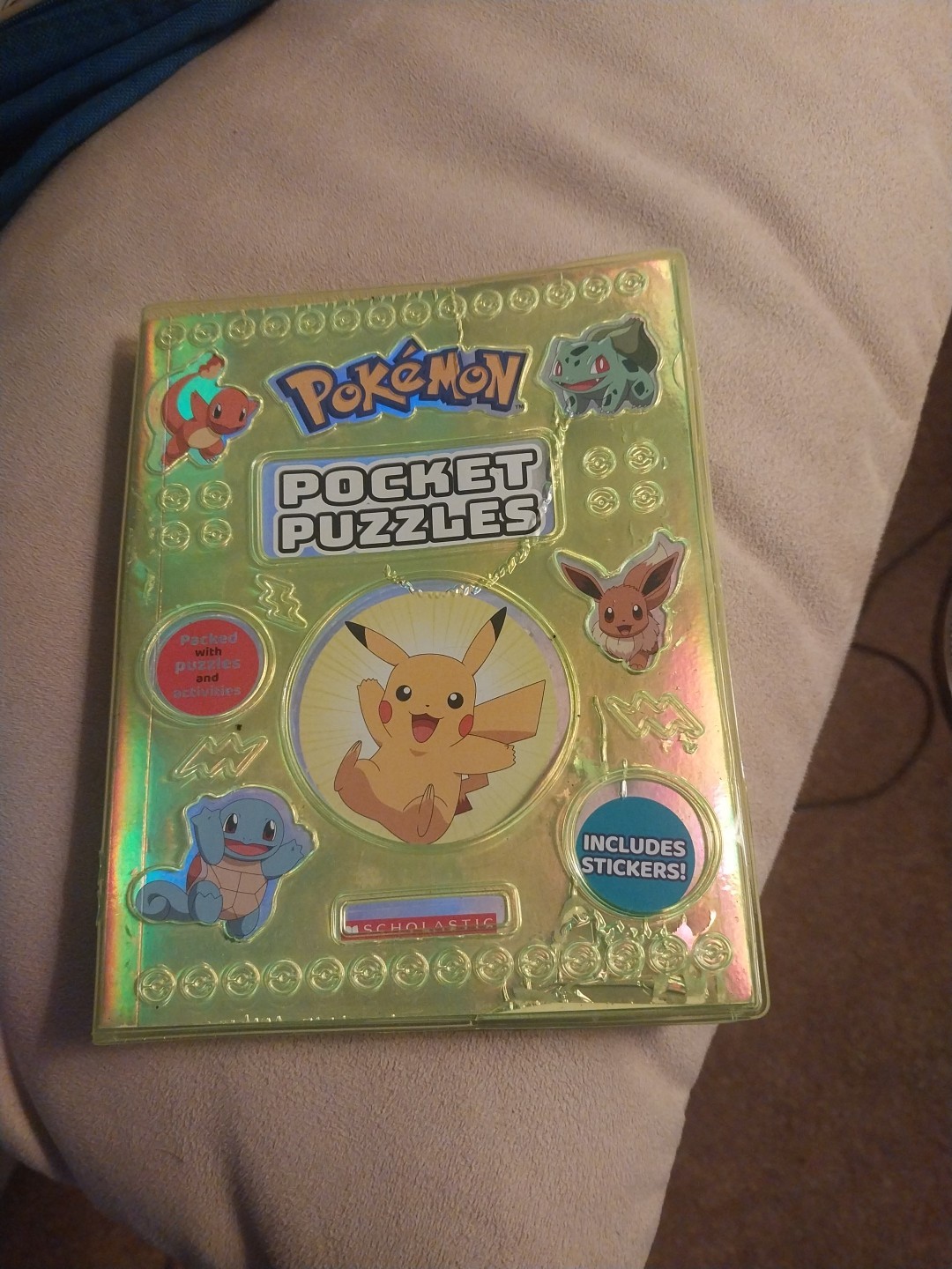 Pokemon Pocket Puzzles Over 150 Pages of Puzzles plus 64 Stickers