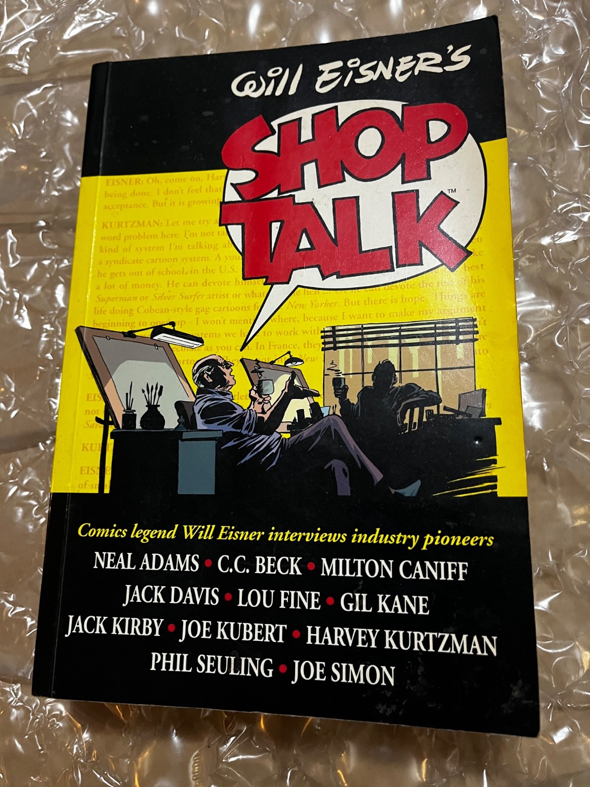 Will Eisner Shop Talk by Dark Horse Paperback Comic Books Artist OOP Kirby Adams