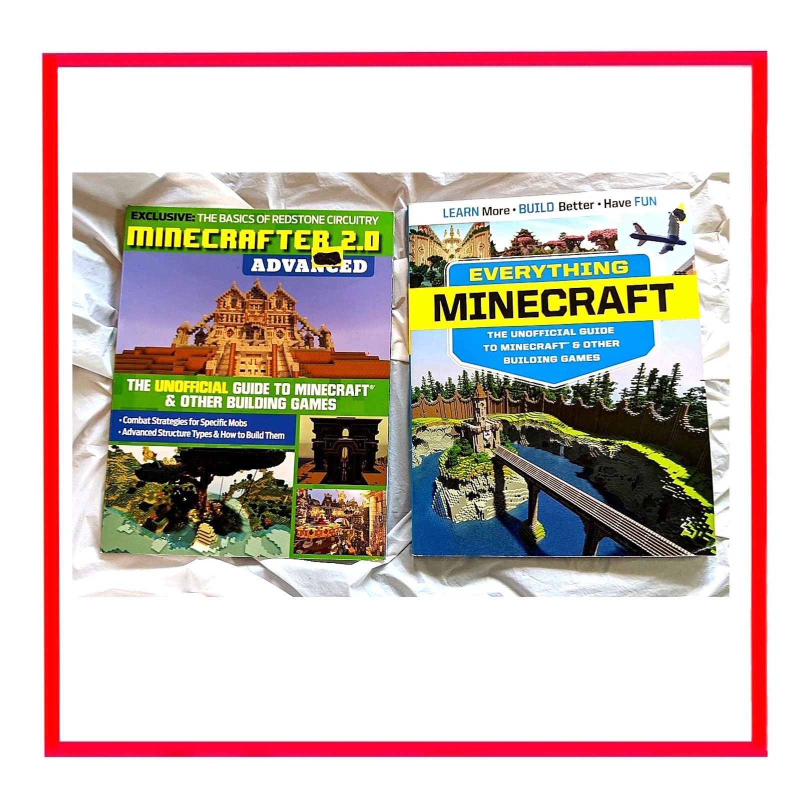 Everything🧱Minecraft🏗️Minecrafter🟥2.0 Advanced Unofficial Guide Lot Softcover