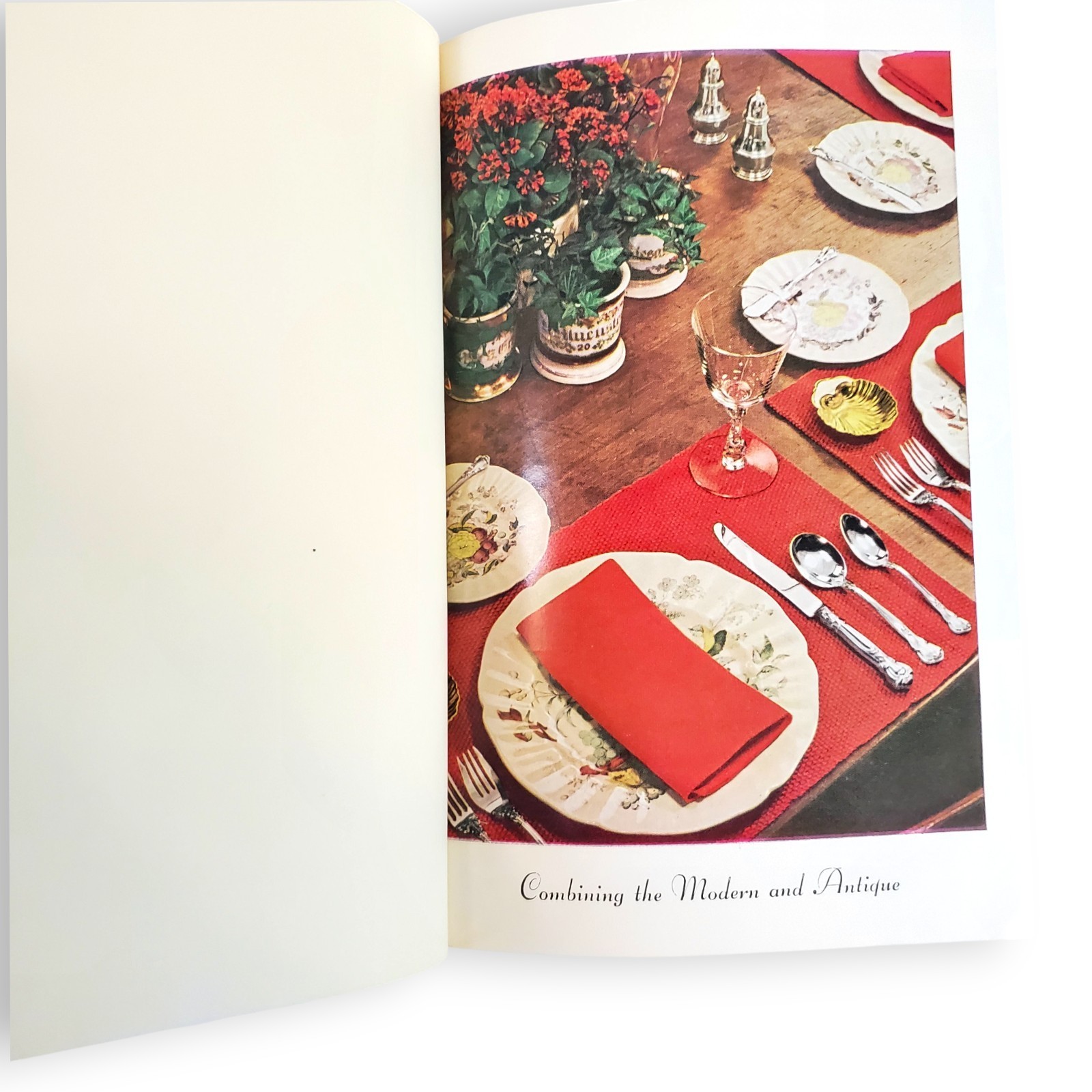 The Complete Book of Table Setting Flower Arranging 1957 MCM Etiquette Hostess