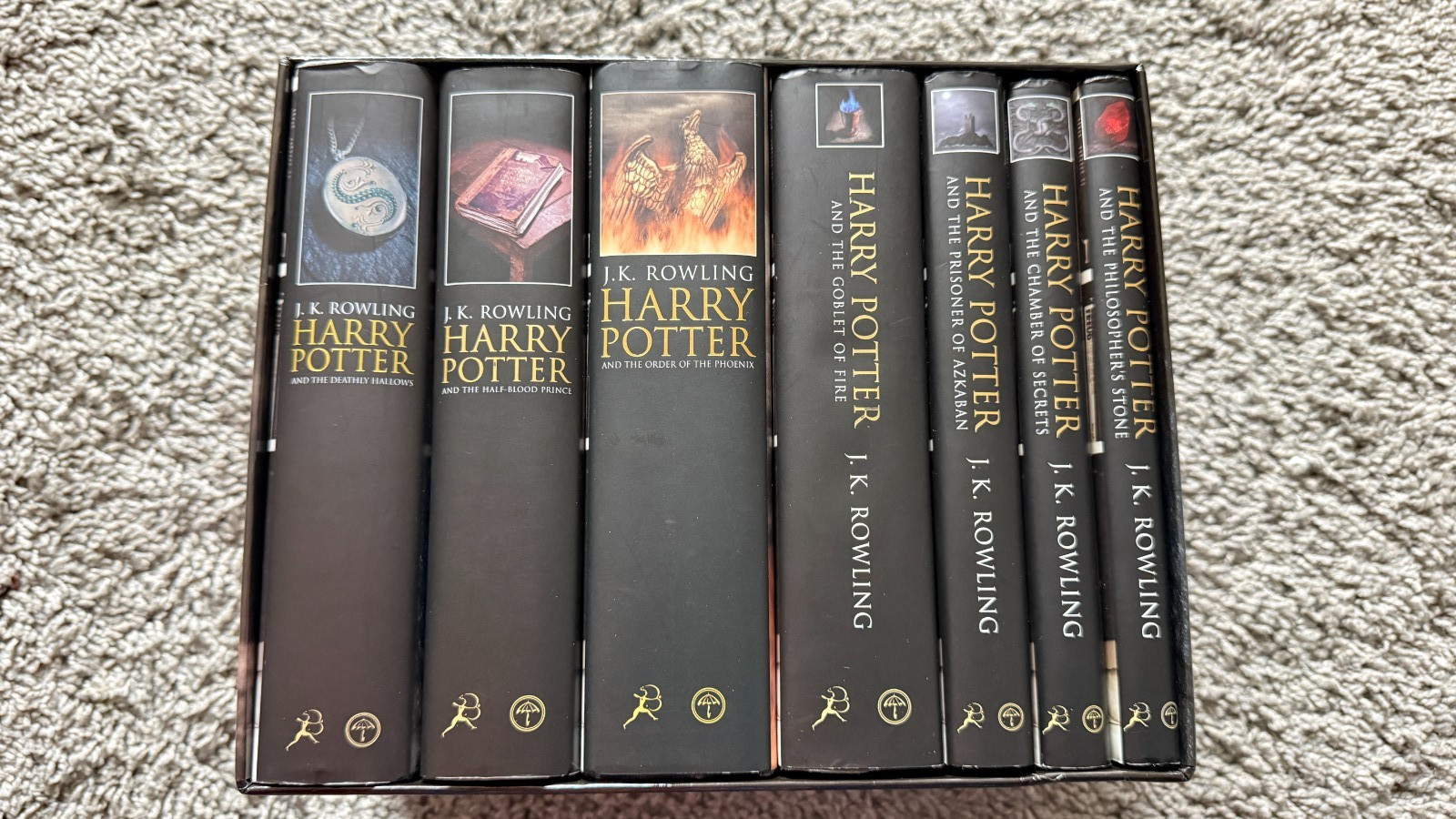 Rare: Harry Potter Complete 1-7- Raincoast – Adult Hardcover Editions Box Set