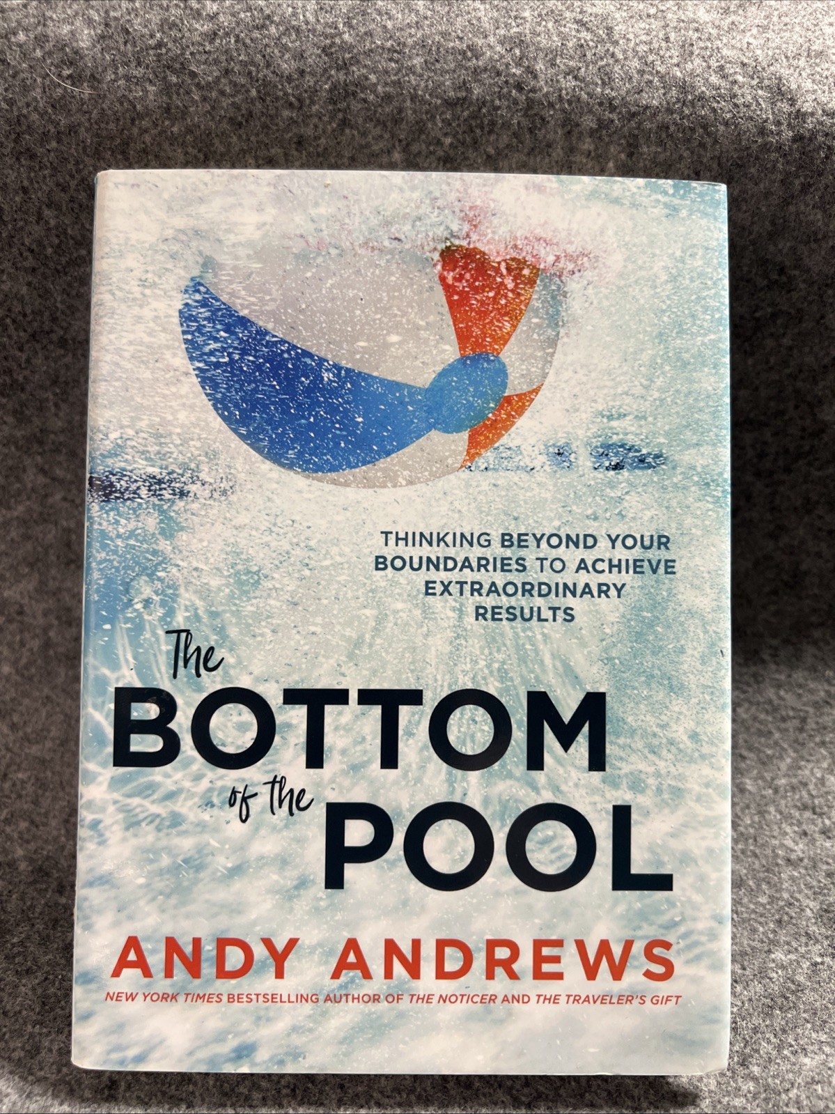 The Bottom of the Pool by ANDY ANDREWS – SIGNED, FIRST EDITION (HC, 2019)