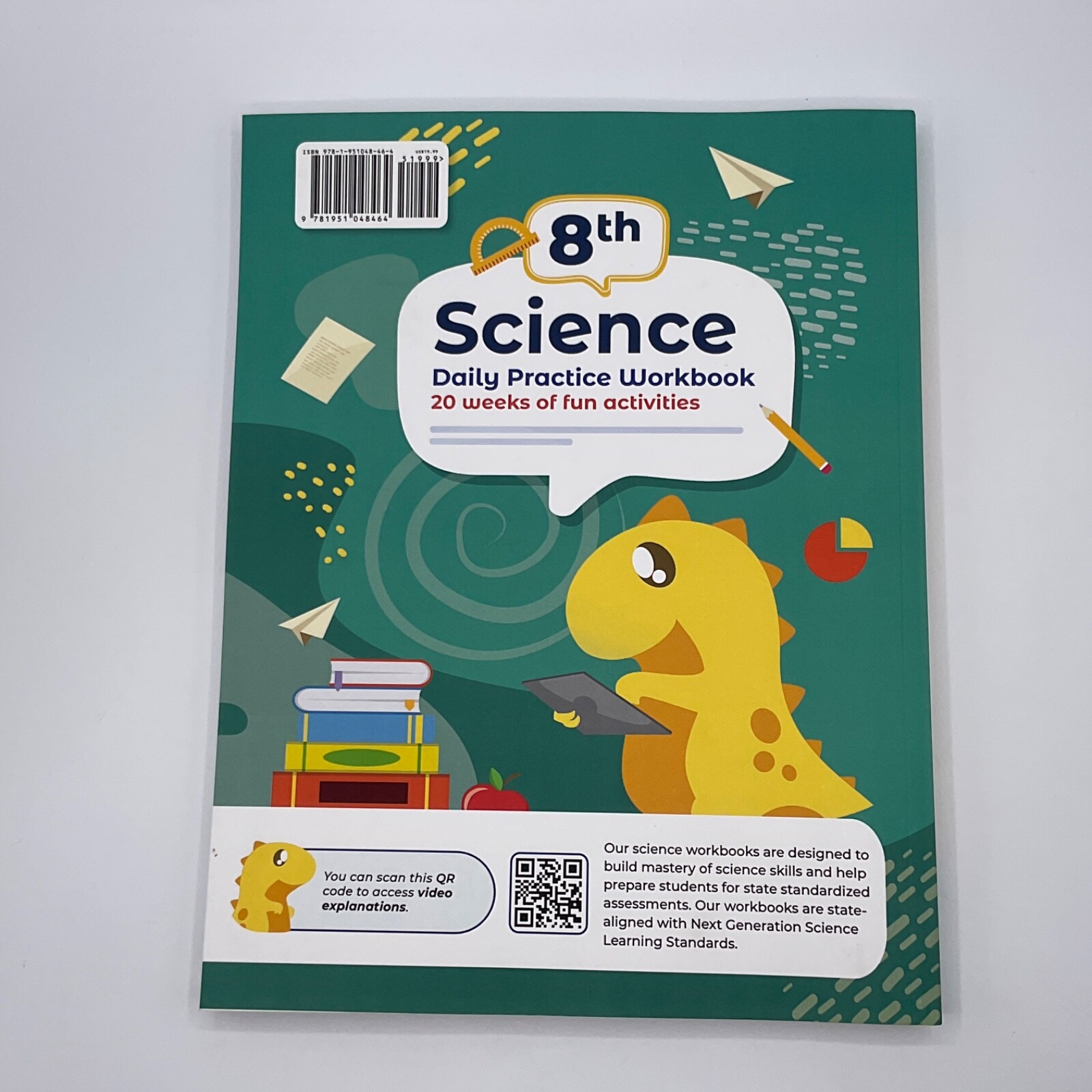 8th Grade Science: Daily Practice Workbook 20 Weeks of Fun Activities ArgoPrep