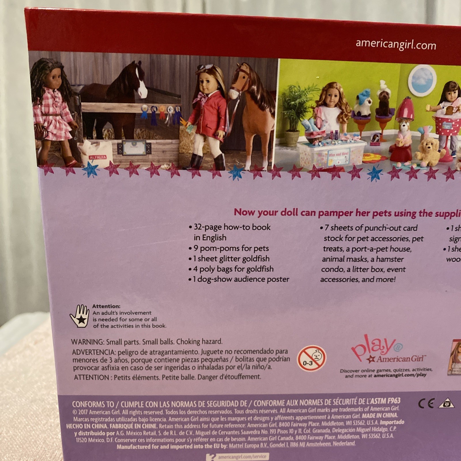 American Girl Doll Pets: Pawsatively Amazing Pet Adventure Book Craft Kit