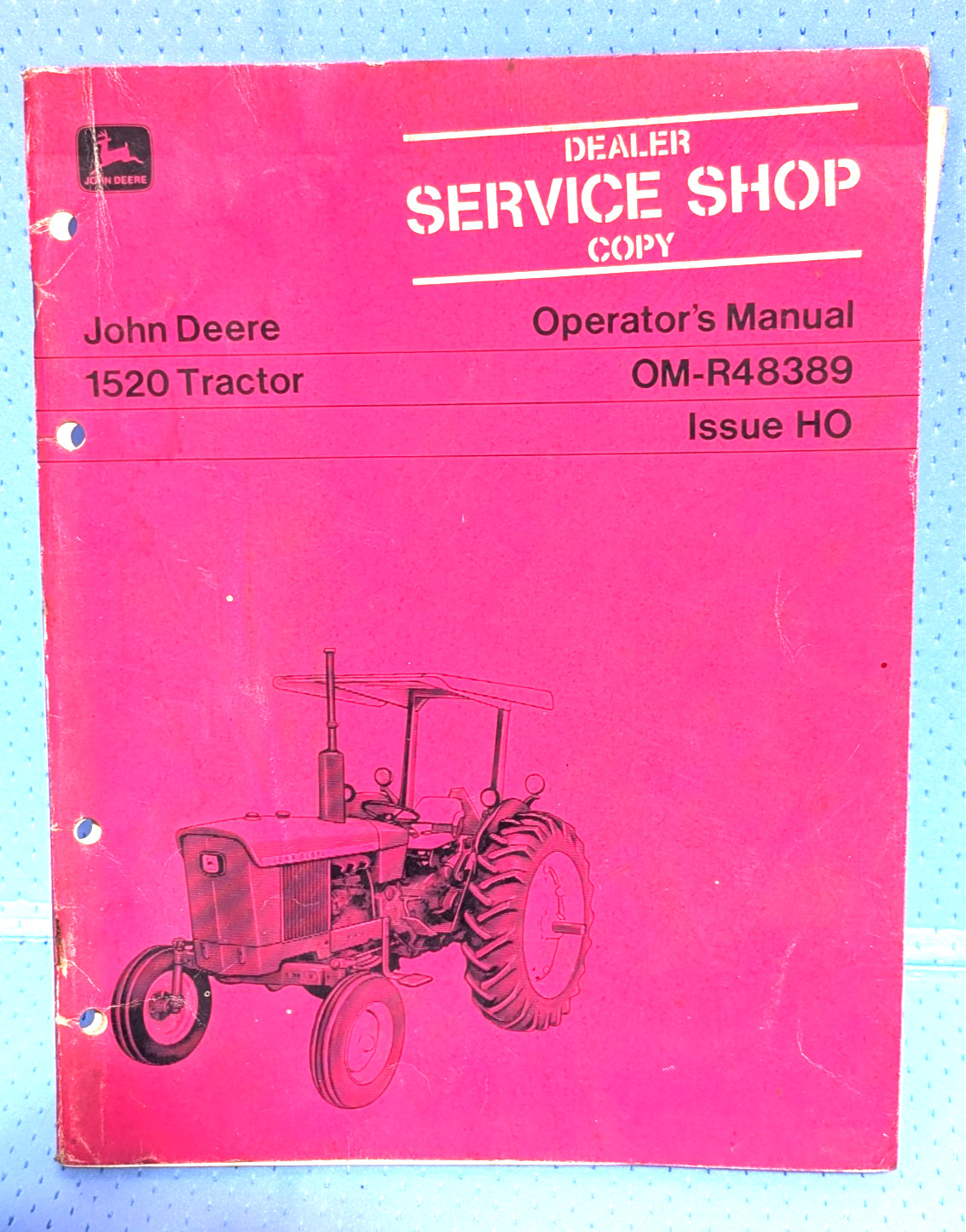 John Deere 1520 Tractor Operator’s Manual OM-R48389 Issue HO
