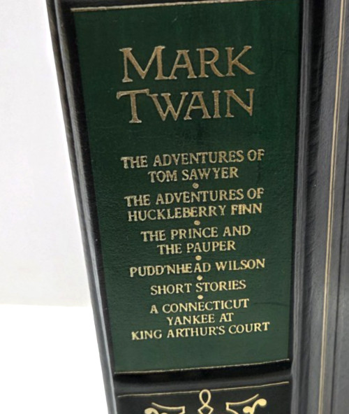 Masters Library MARK TWAIN 1984, 9 Classics, Bonded Leather Cover Pristine Cond
