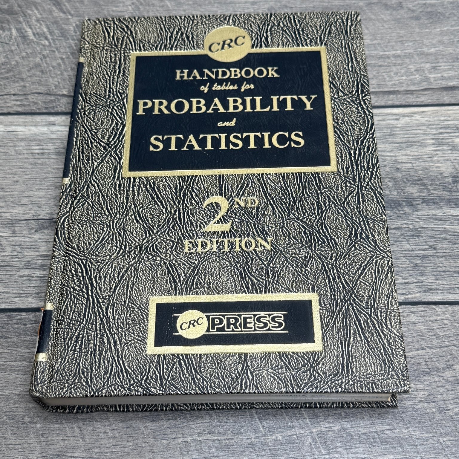 Handbook Probability Statistics Beyer 1968 2nd Edition CRC Press Math Tables