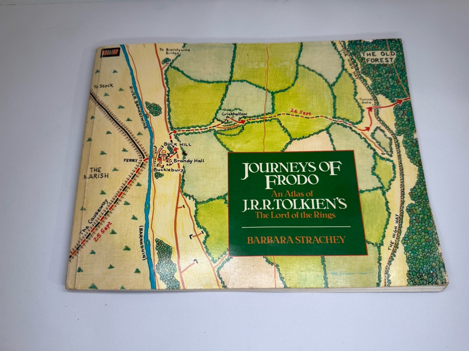 Journeys of Frodo Atlas J.R.R. Tolkien Lord of the Rings Barbara Strachey 1985