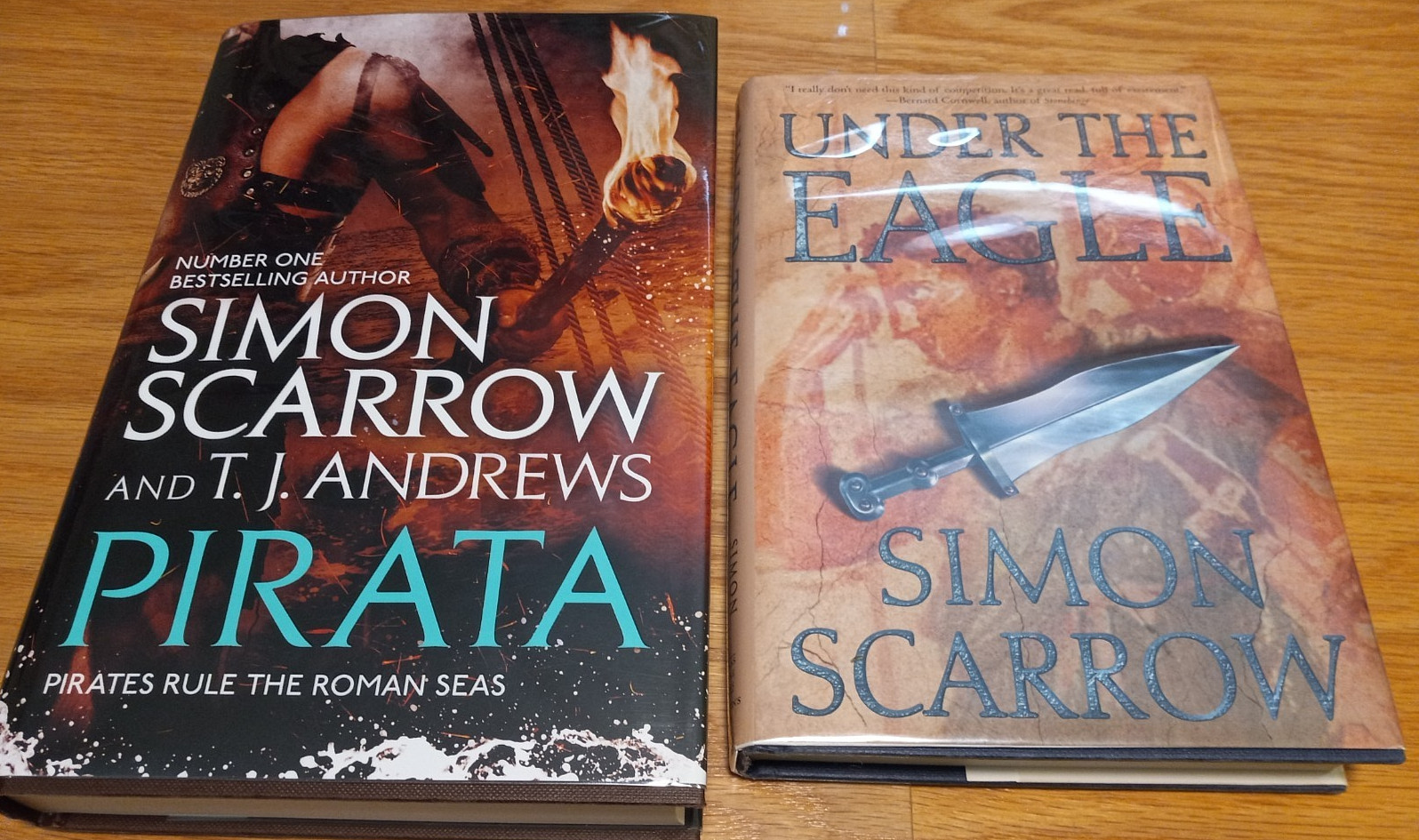 Pirata by Simon Scarrow signed limited + Under the Eagle first printing!
