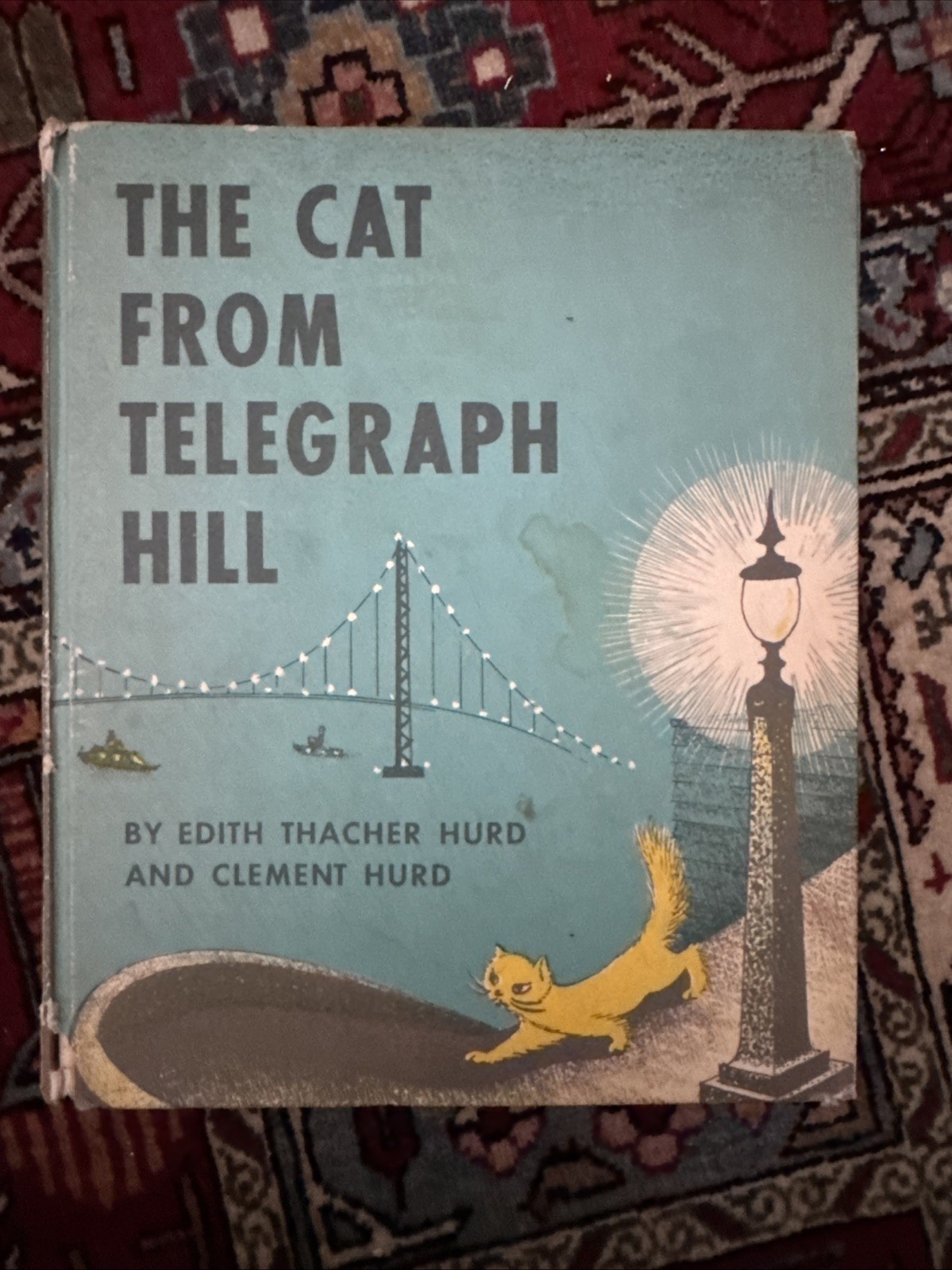 THE CAT FROM TELEGRAPH HILL by Edith Thacher Hurd & Clement Hurd 1955
