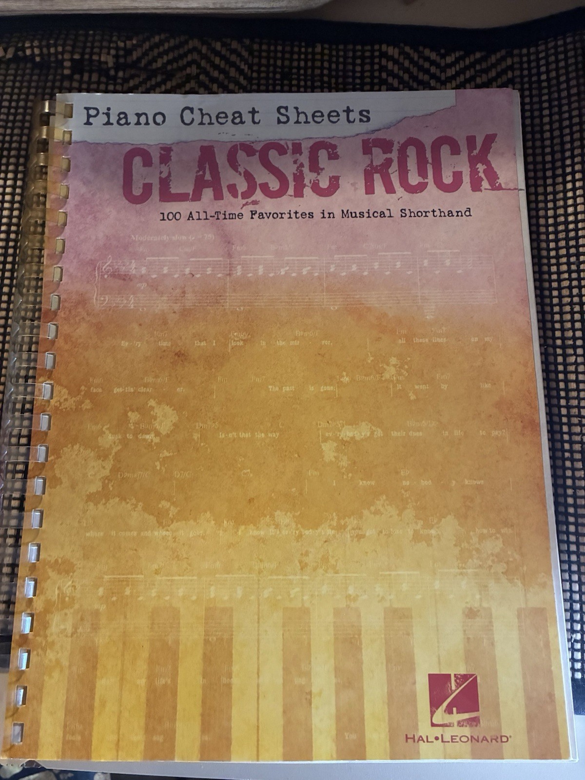 PIANO CHEAT SHEETS CLASSIC ROCK 100 Favorites Musical Shorthand