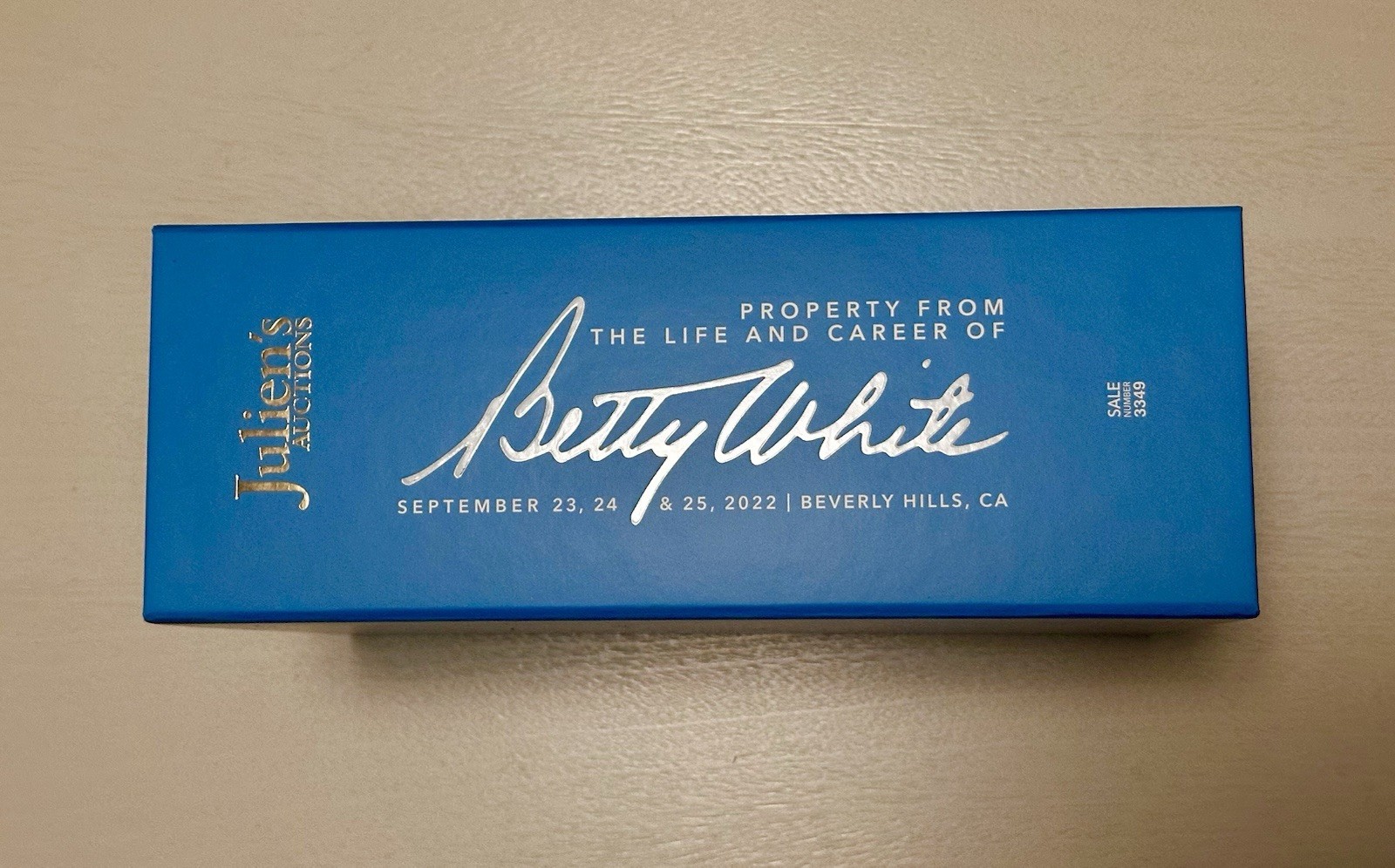 Julien’s Auction-Property from the Life and Career of Betty White – Golden Girls