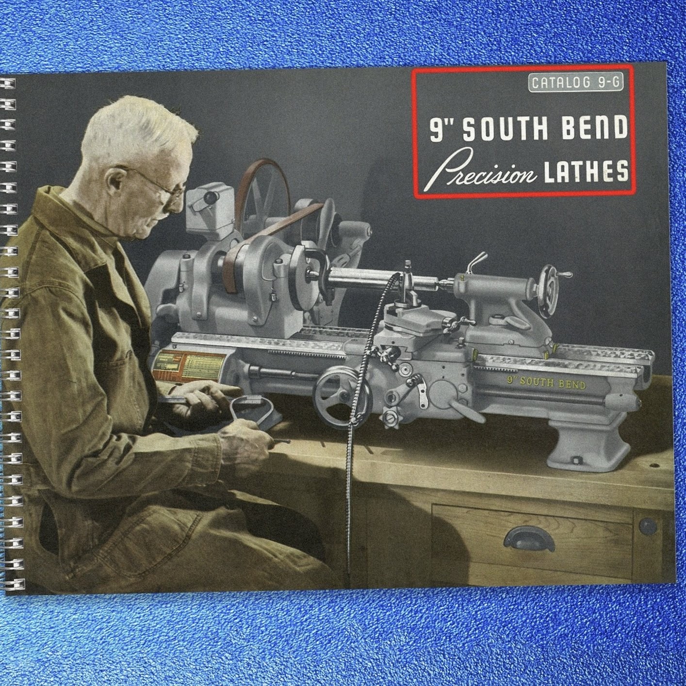 South Bend 9″ Precision Lathes Catalog 9-G: REMASTERED FULL COLOR Manual 36 Pgs!