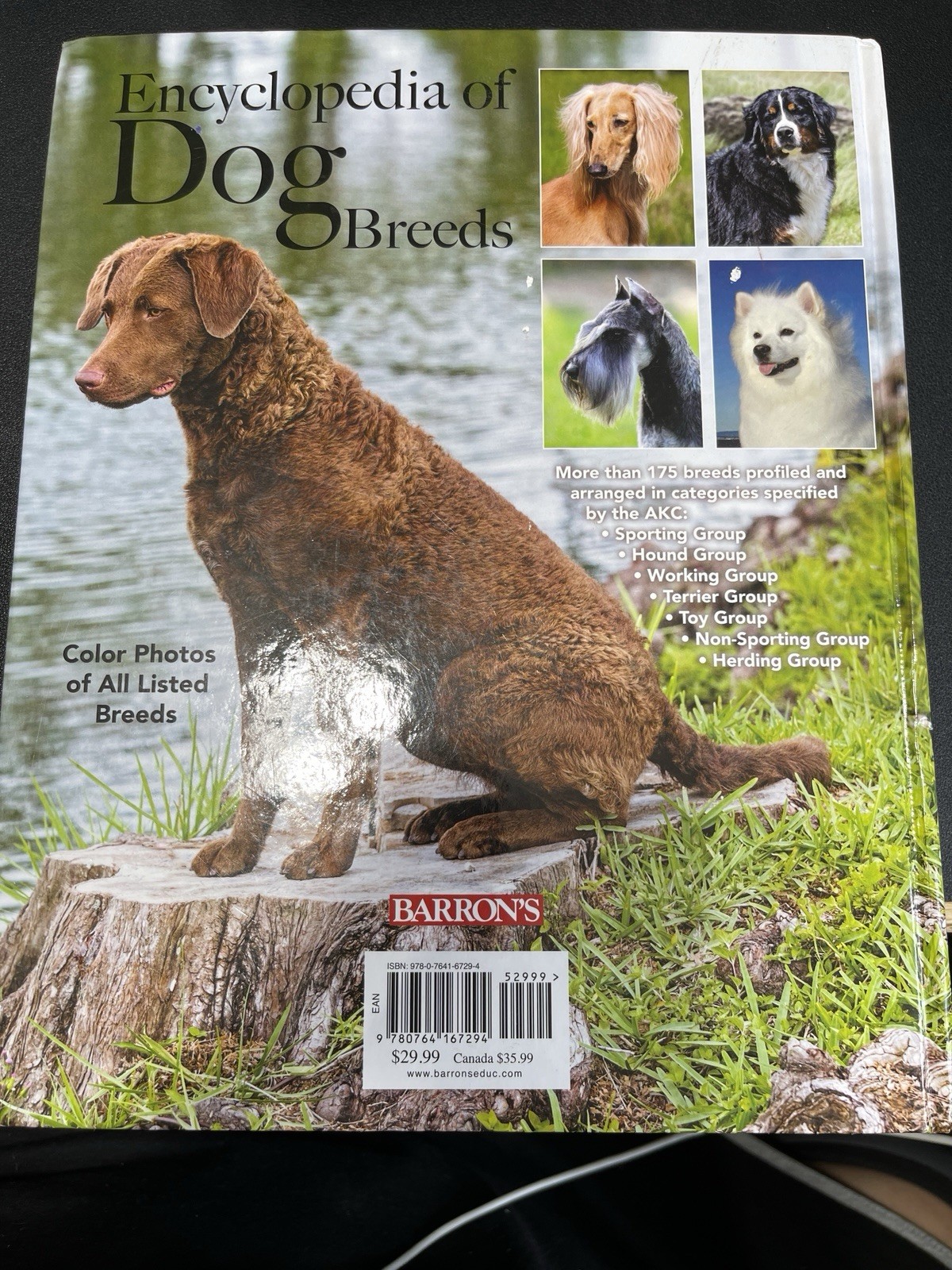 Encyclopedia of Dog Breeds – Hardcover By Coile Ph.D., D. Caroline – GOOD